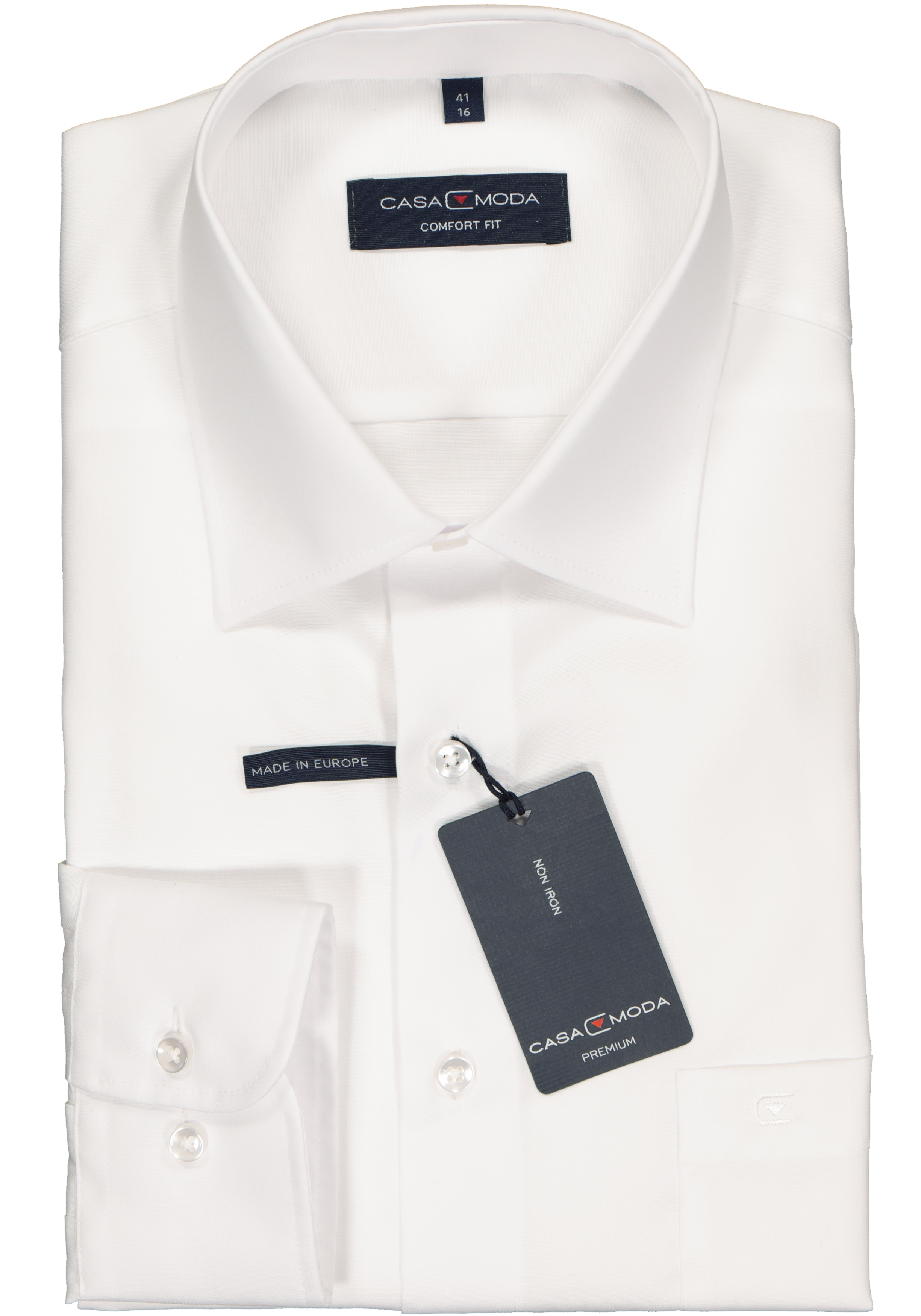 CASA MODA comfort fit overhemd, wit