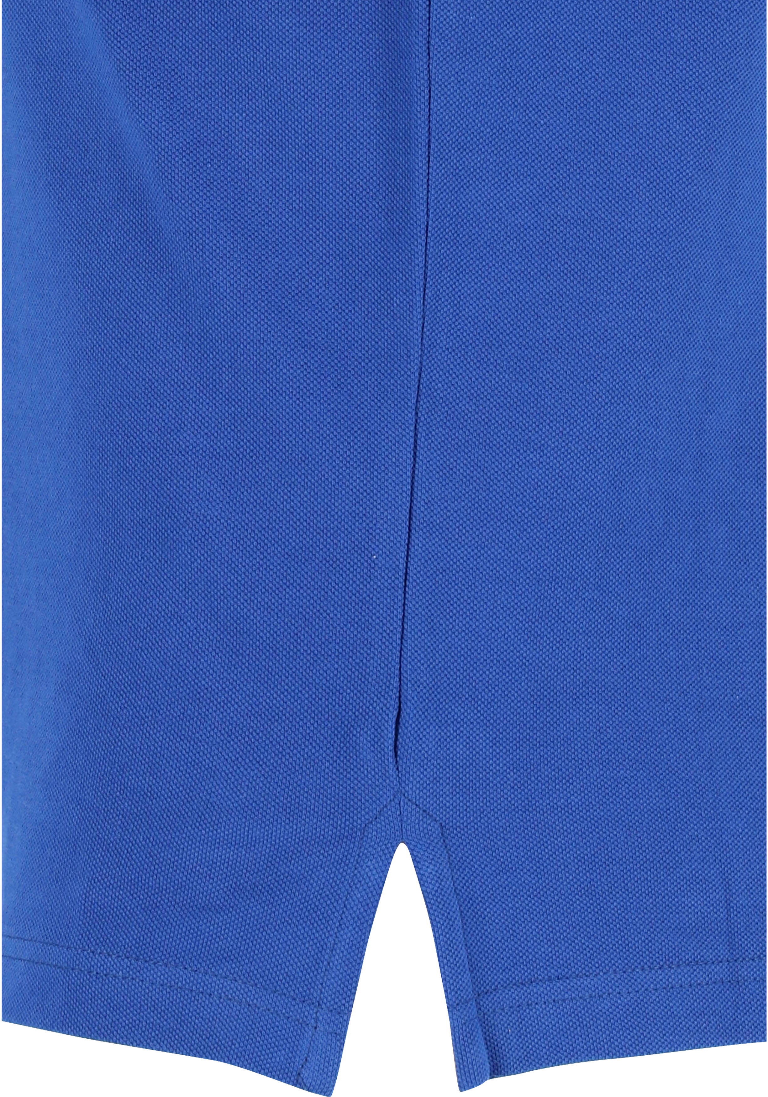 Redmond modern fit poloshirt, blauw (geel contrast)