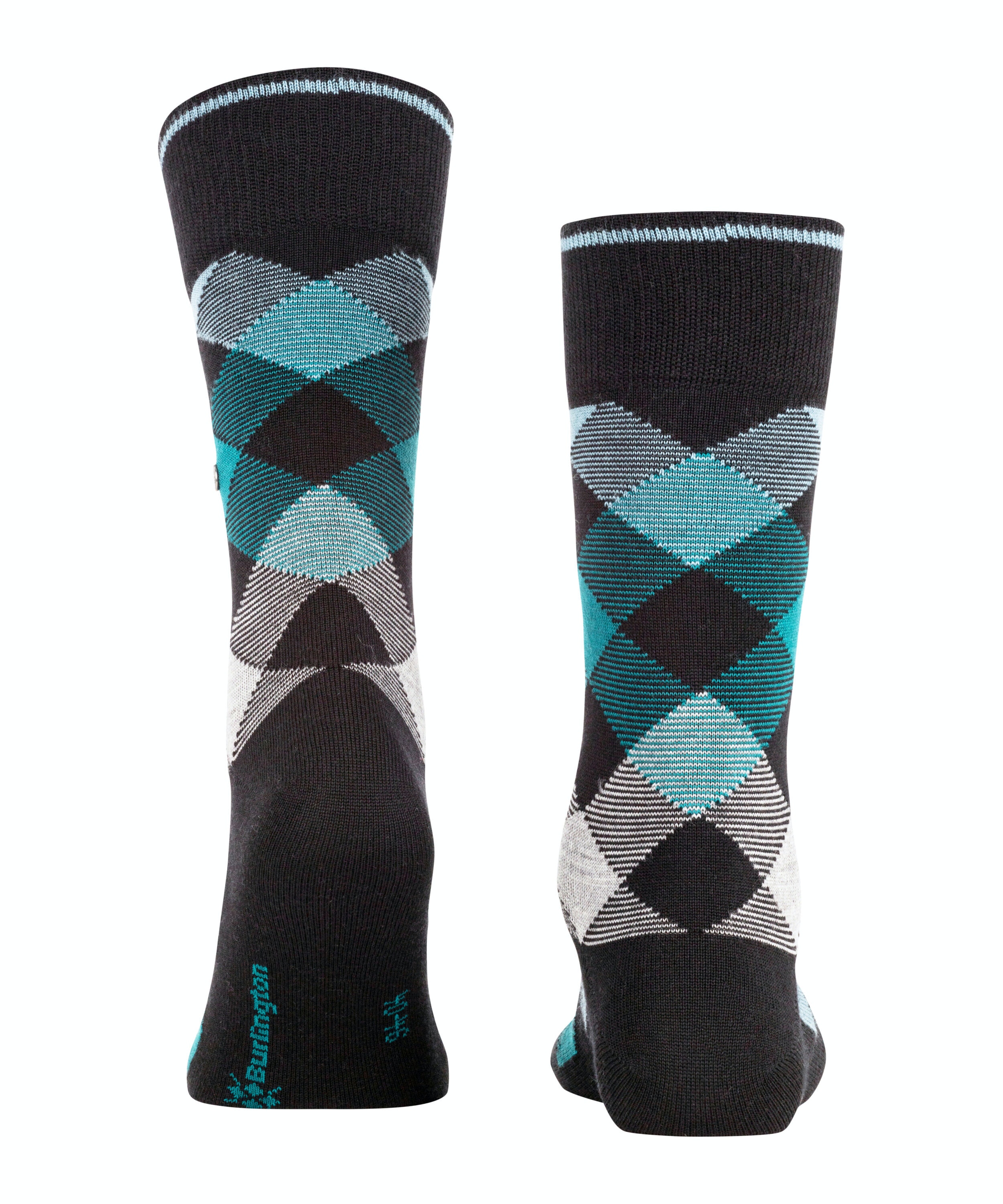 Burlington Newcastle herensokken, zwart (black)