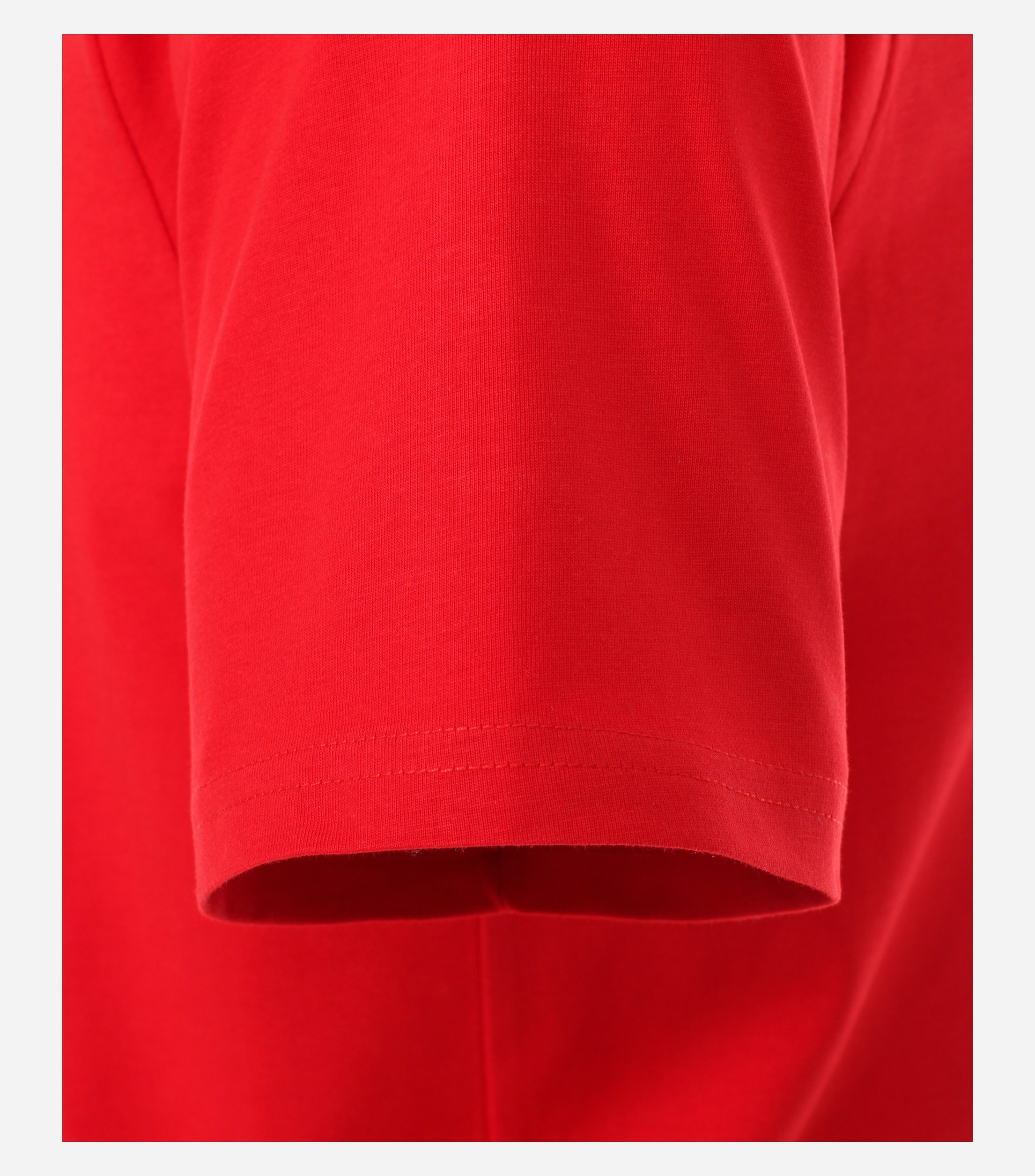 Redmond regular fit T-shirt, korte mouw O-hals, rood