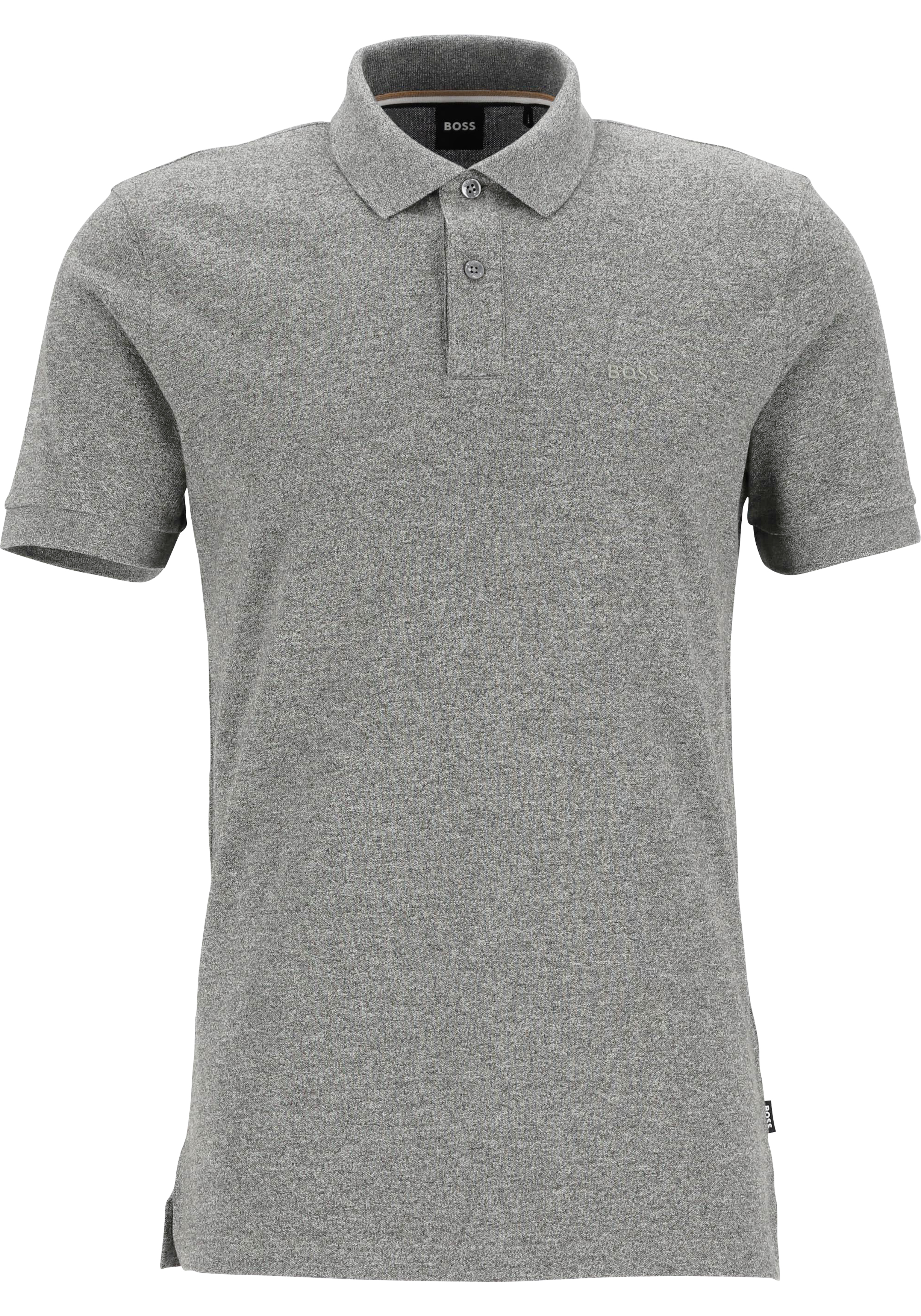 BOSS Pallas regular fit polo, pique, zilver