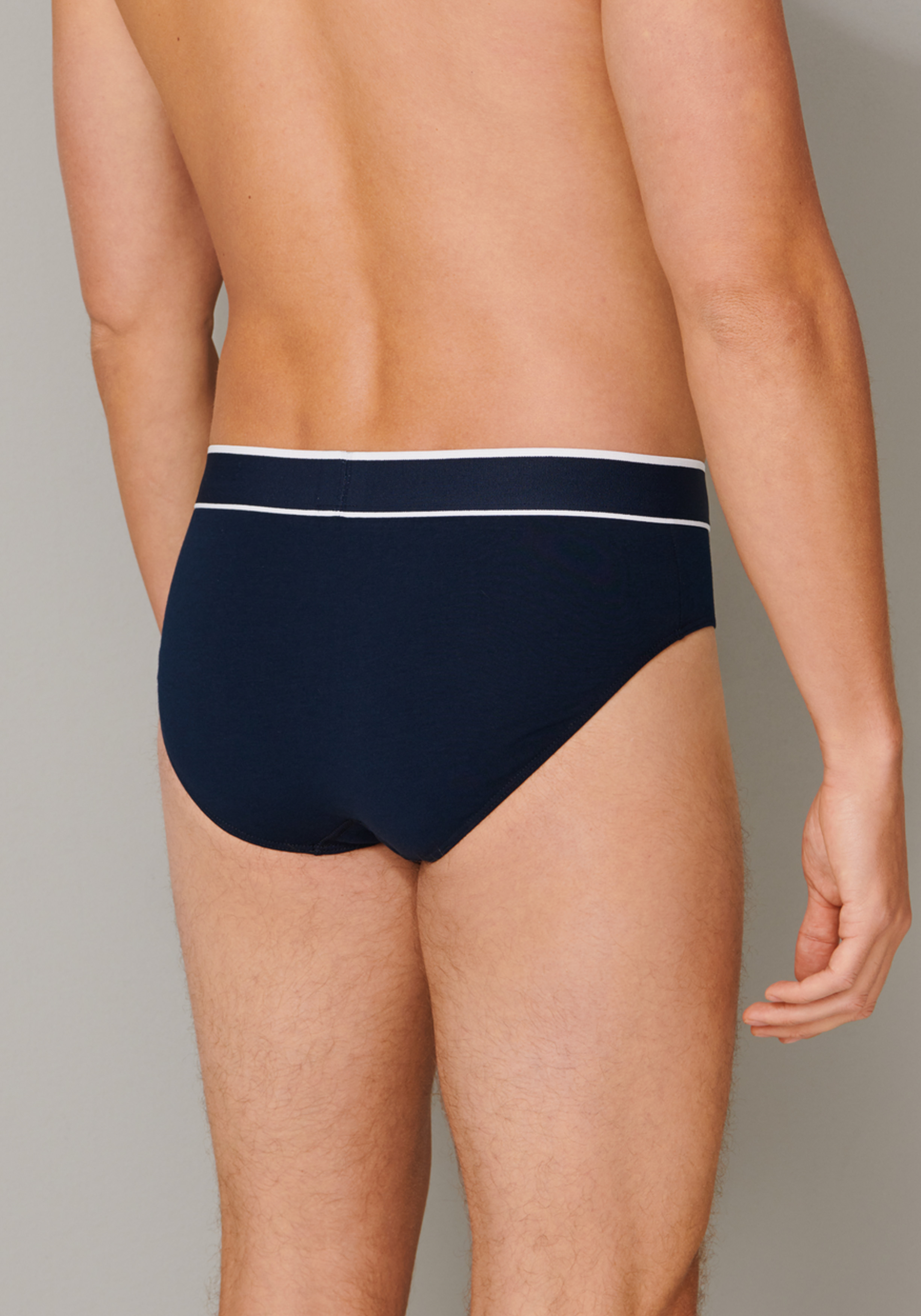 SCHIESSER 95/5 rio slips (3-pack), donkerblauw