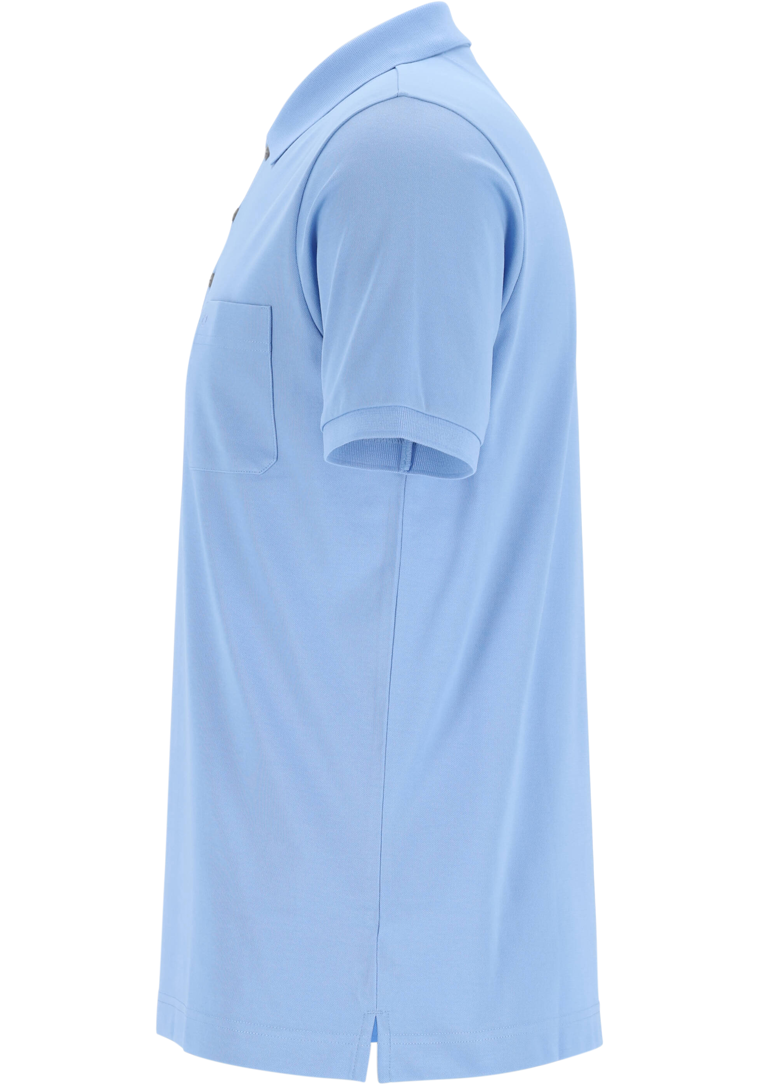 OLYMP Polo Casual, modern fit polo, active dry, lichtblauw