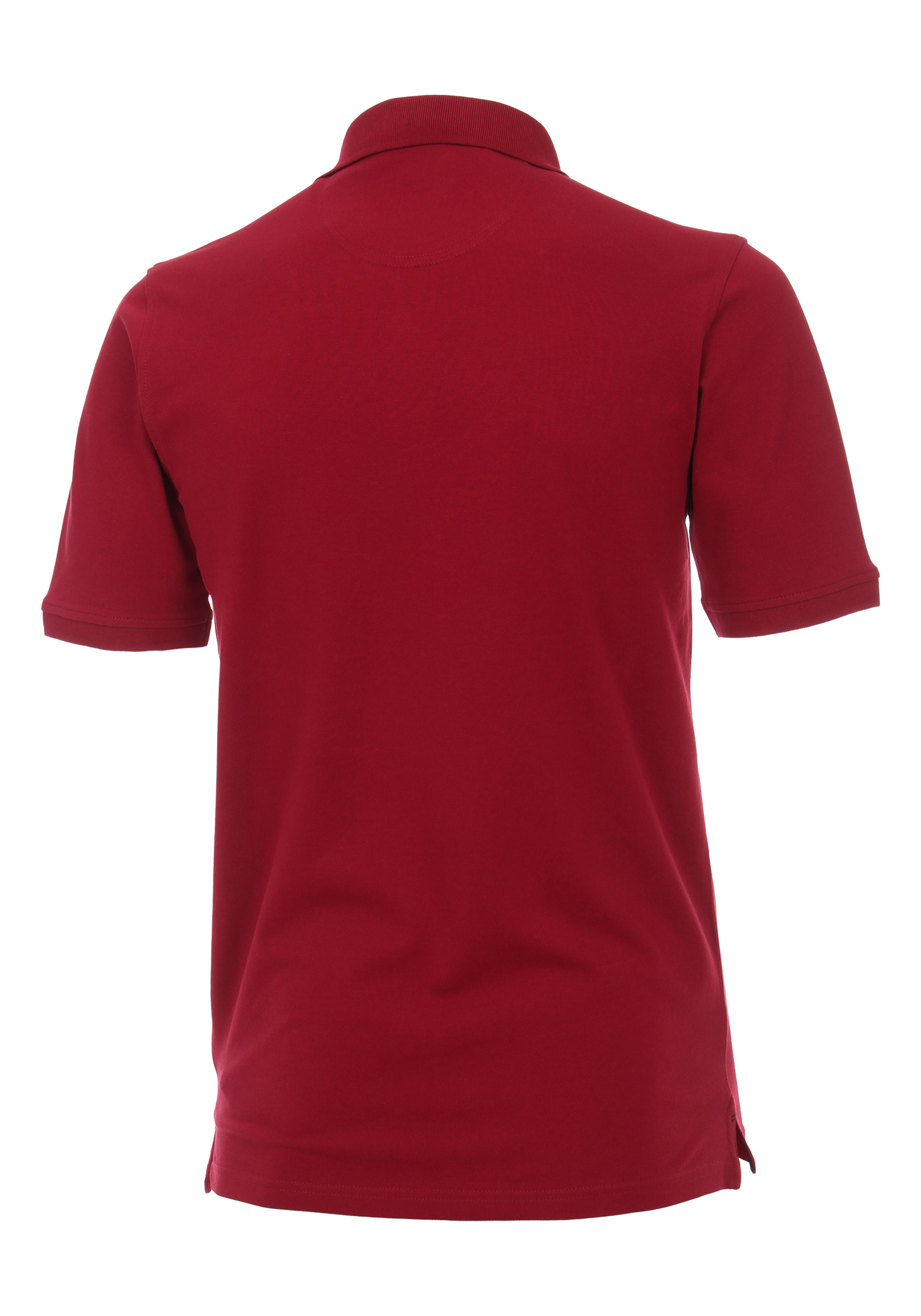 CASA MODA comfort fit poloshirt, stretch, bordeaux rood