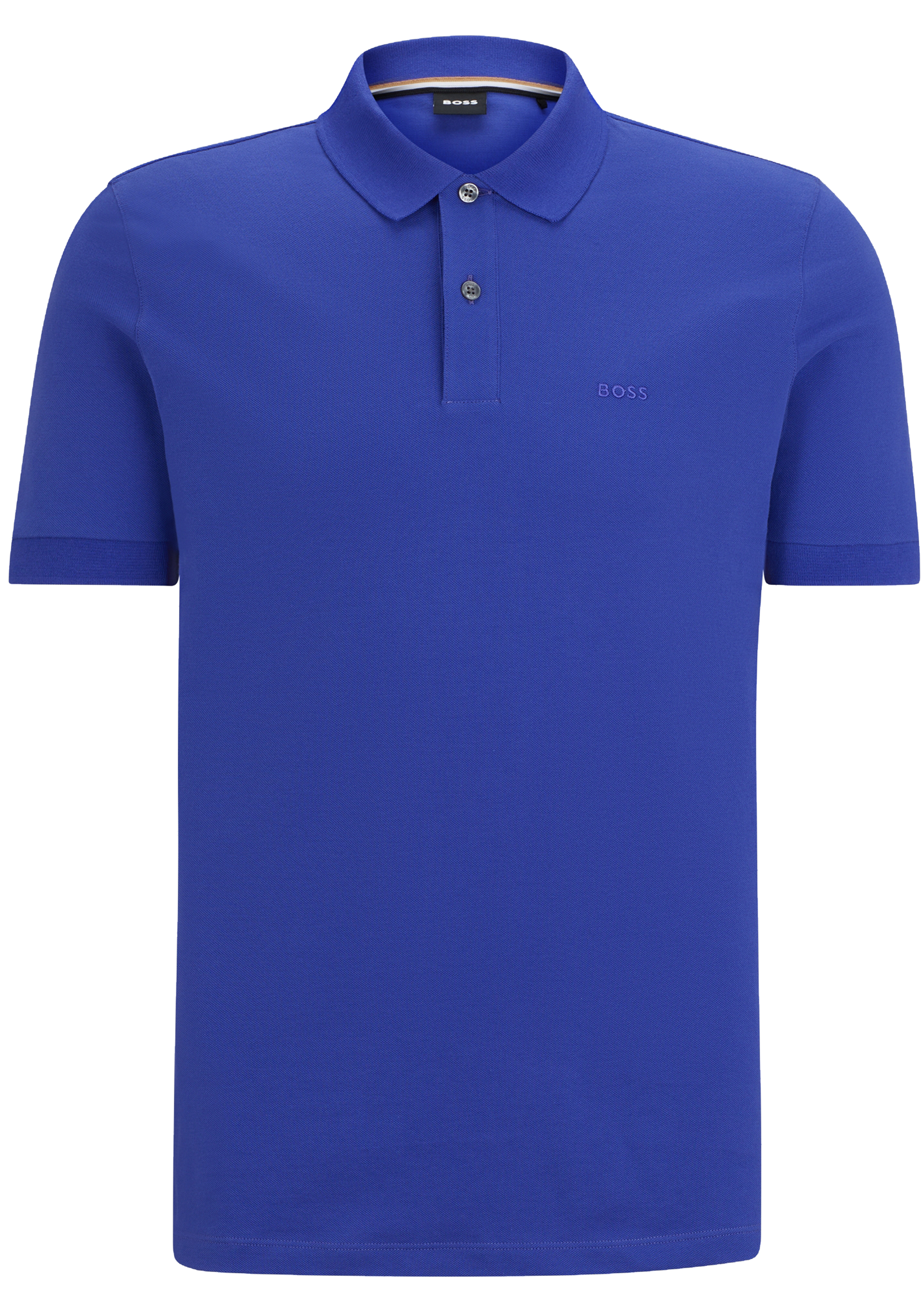 BOSS Pallas regular fit polo, pique, donkerpaars