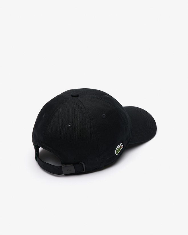 Lacoste cap, unisex pet, zwart