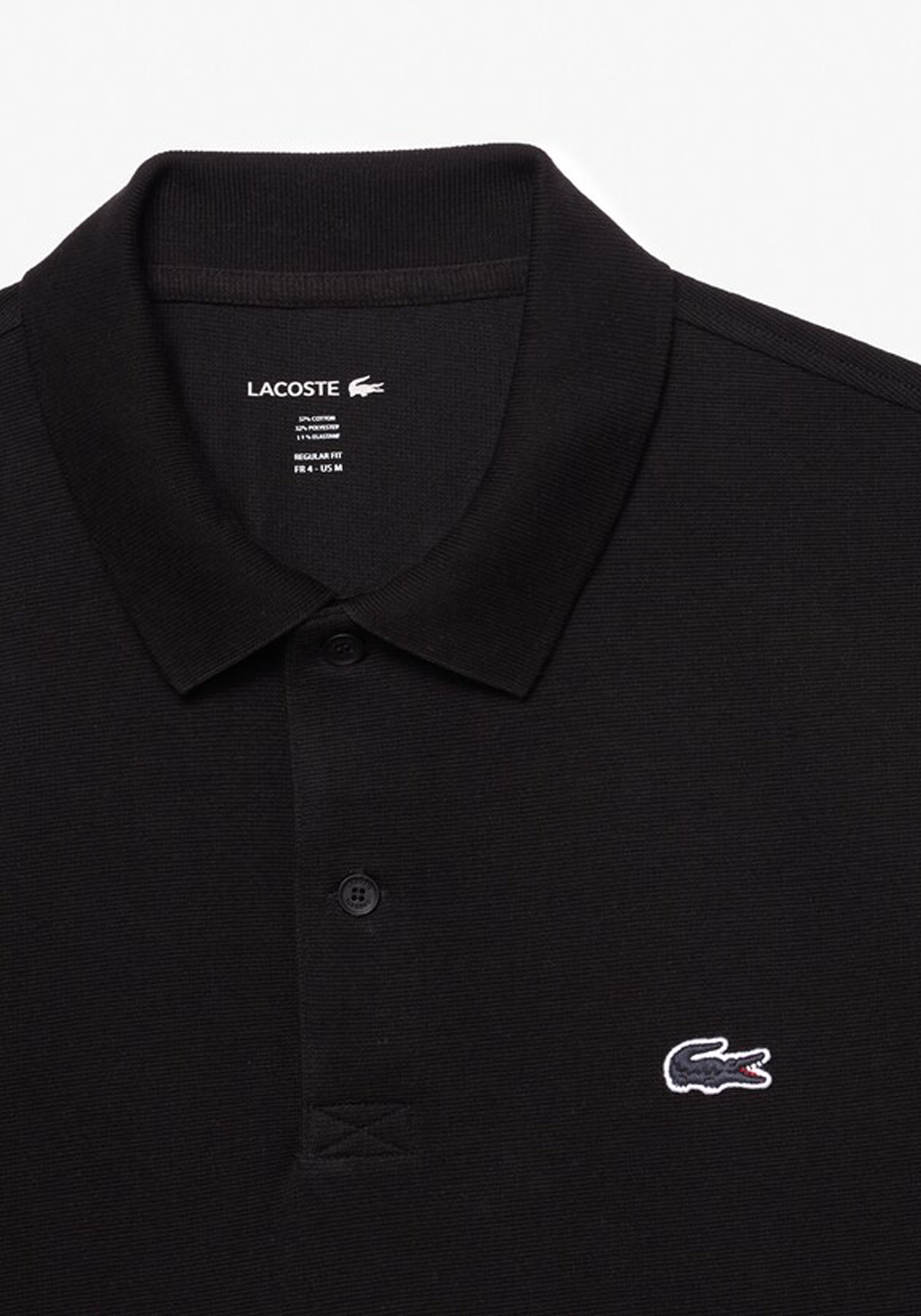 Lacoste Sport Polo Regular Fit stretch, zwart