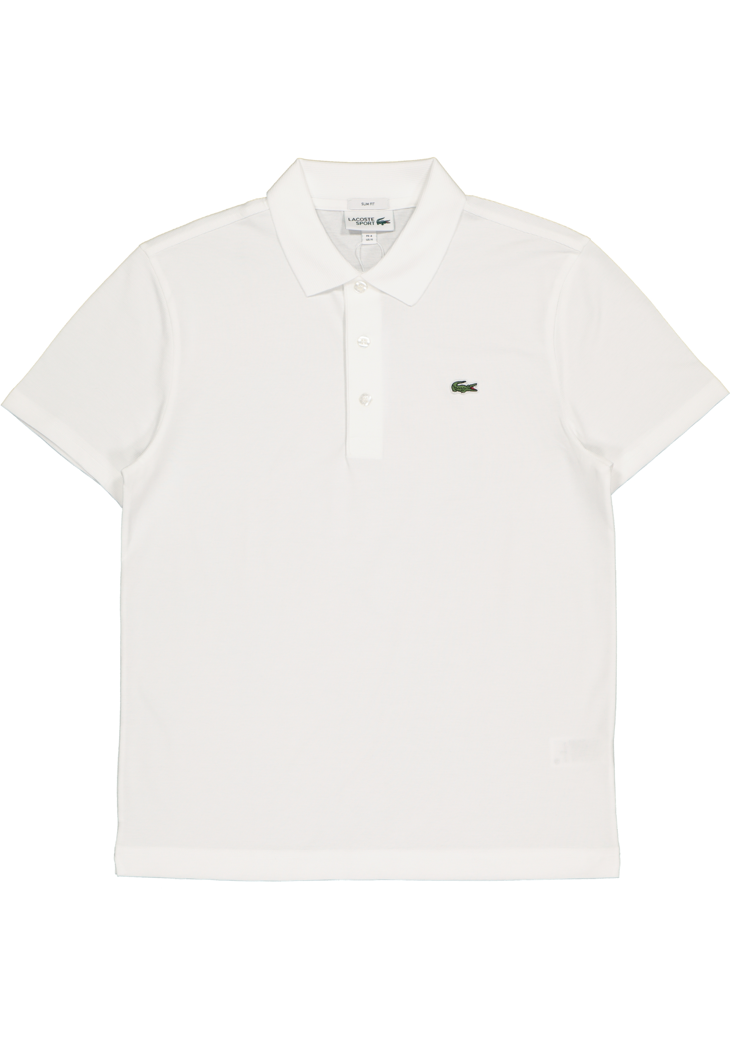 Lacoste Sport polo slim fit, ultra lightweight knit, wit