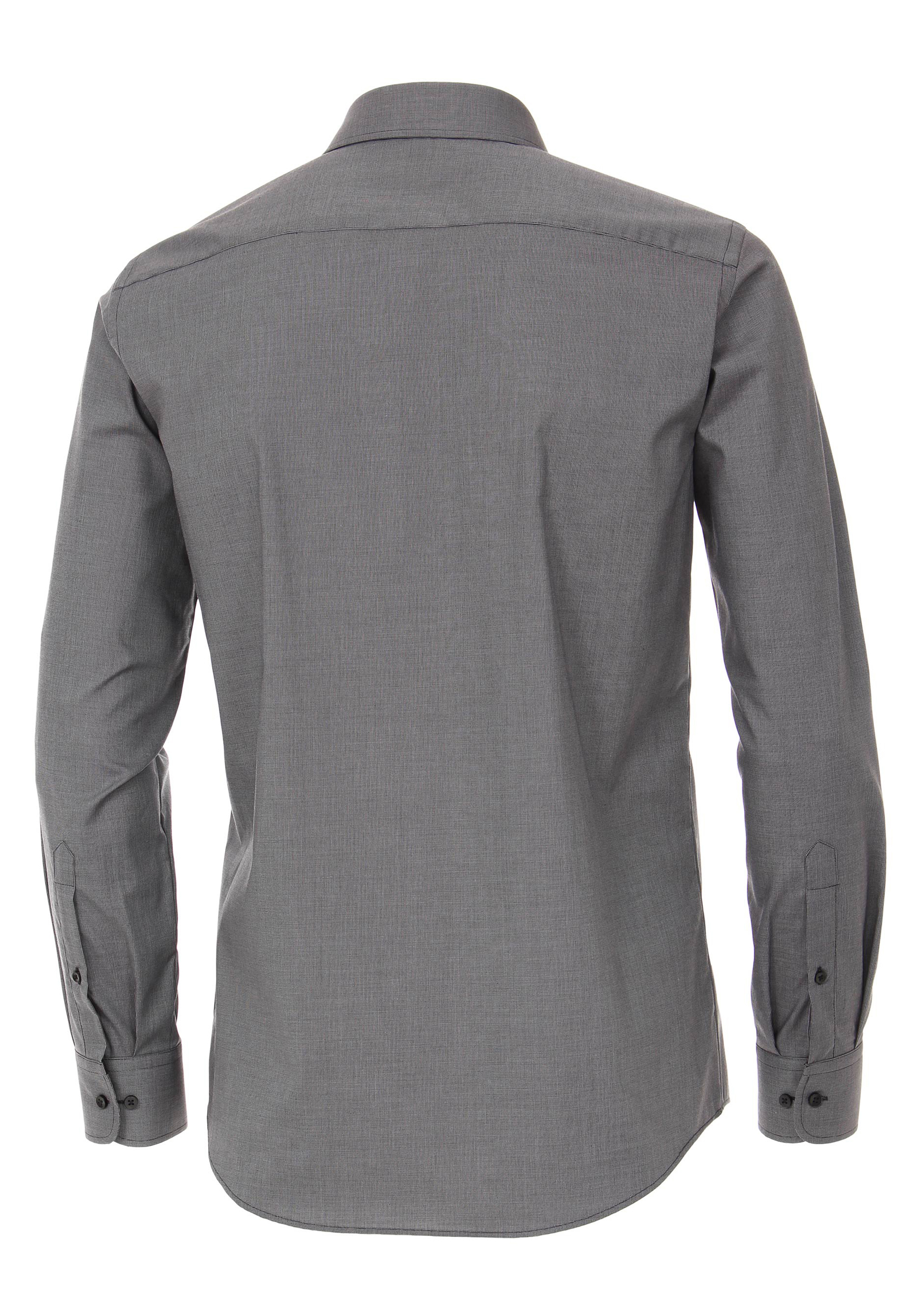 Redmond modern fit overhemd, antraciet (contrast)  