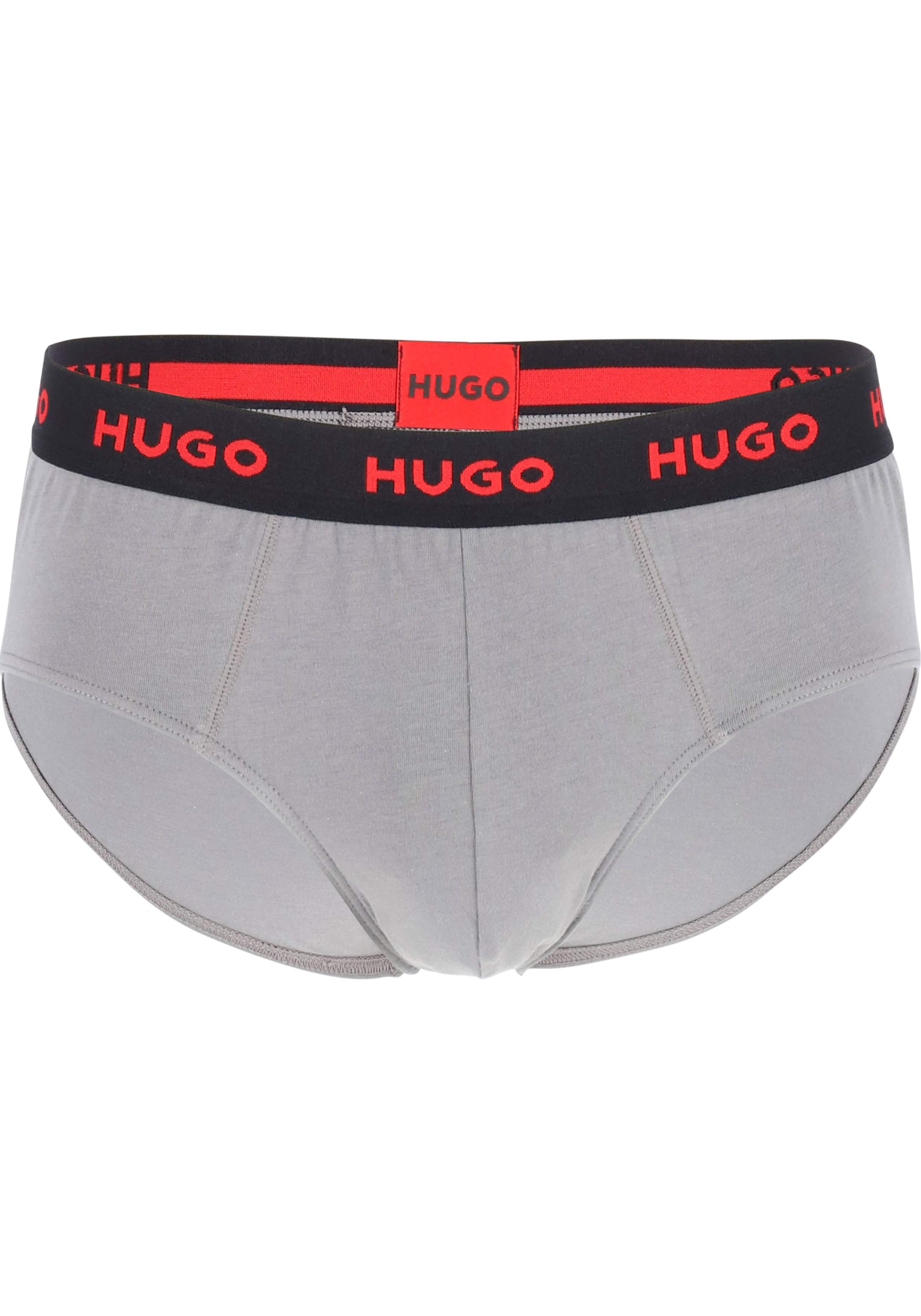 HUGO hipster briefs (3-pack), heren slips, multicolor (set met verschillende kleuren)