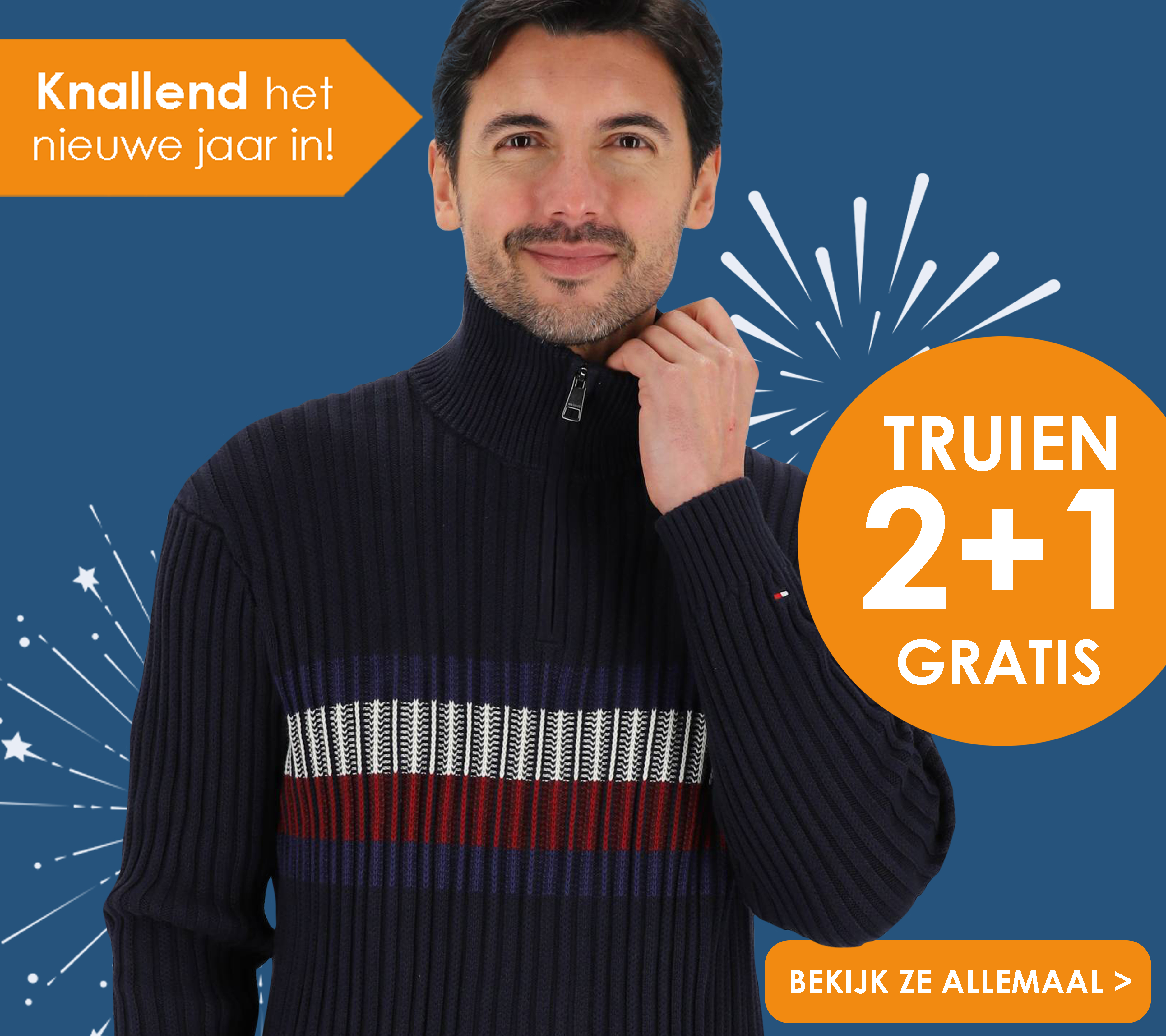 Knallend het nieuwe jaar in, truien 2 + 1 gratis bij HemdVoorHem, bekijk ze allemaal!