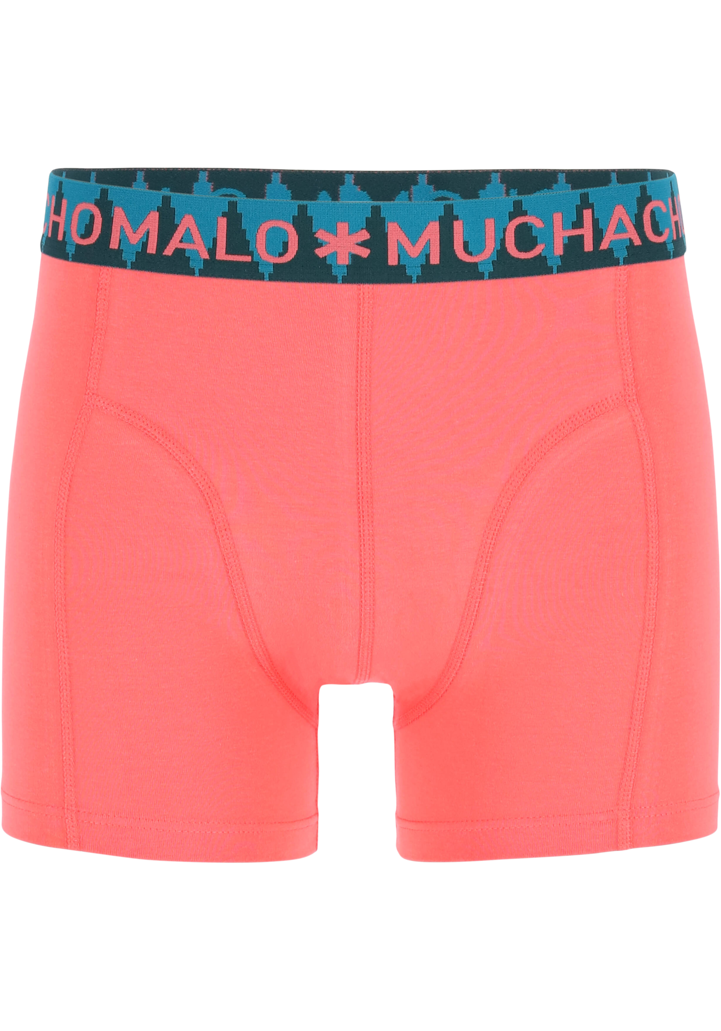 Muchachomalo heren boxershorts (3-pack), heren boxers normale lengte Solid, groen, rood, grijs