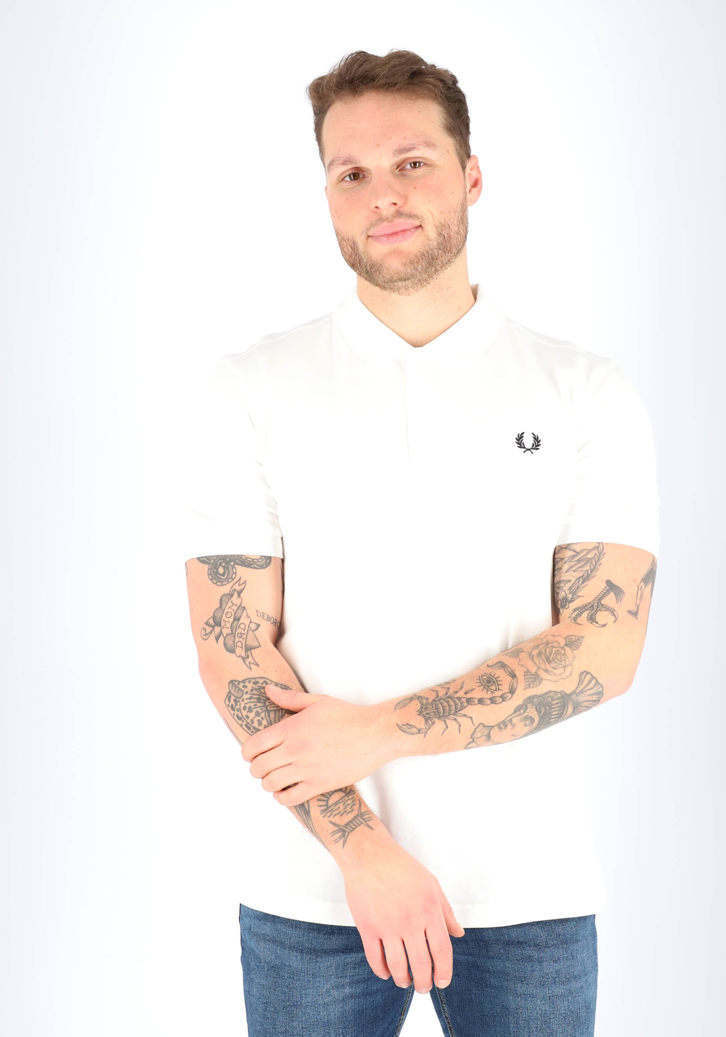 Fred Perry M6000 polo shirt, heren polo white, wit