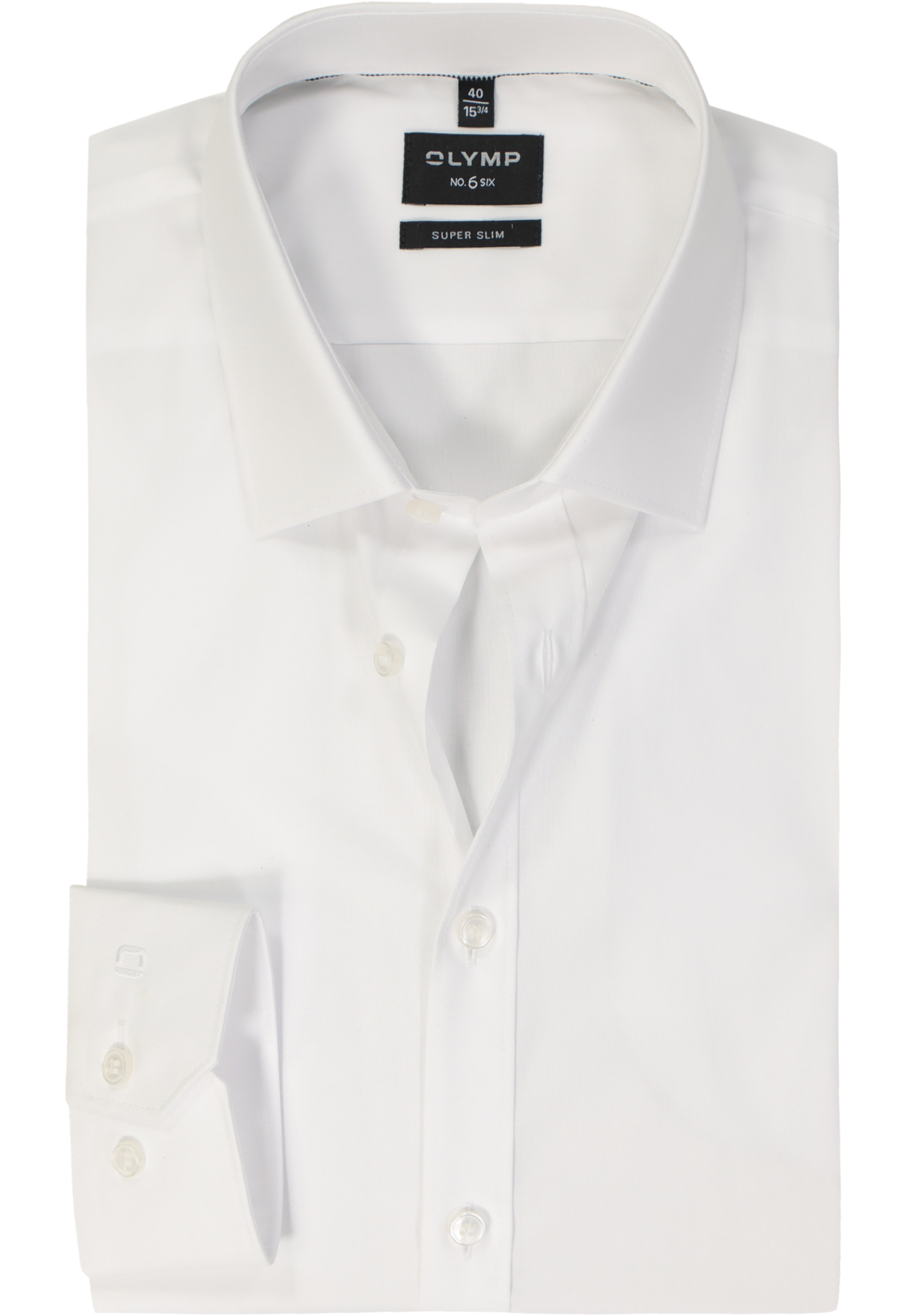 OLYMP No. Six super slim fit overhemd, wit   