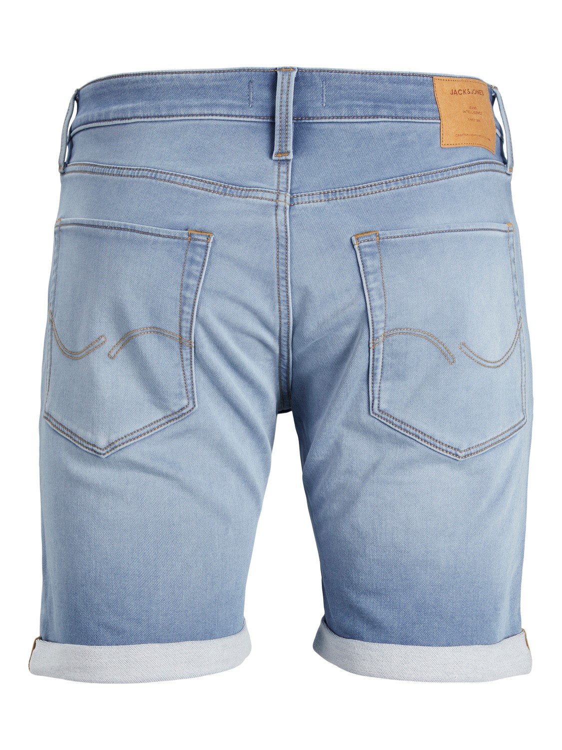 JACK & JONES Rick Icon Shorts regular fit, heren jeans korte broek, denimblauw