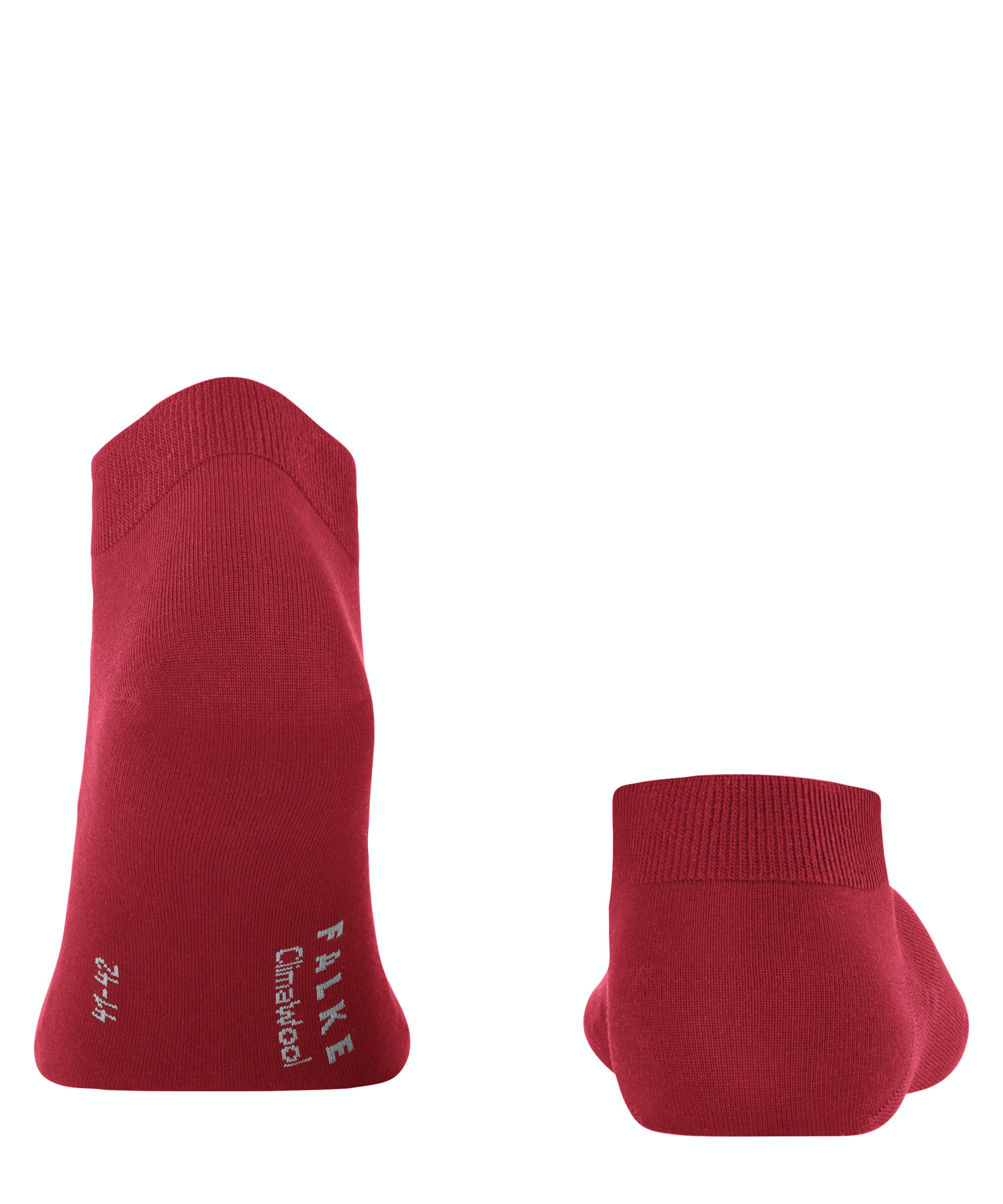 FALKE ClimaWool heren sneakersokken, rood (scarlet)