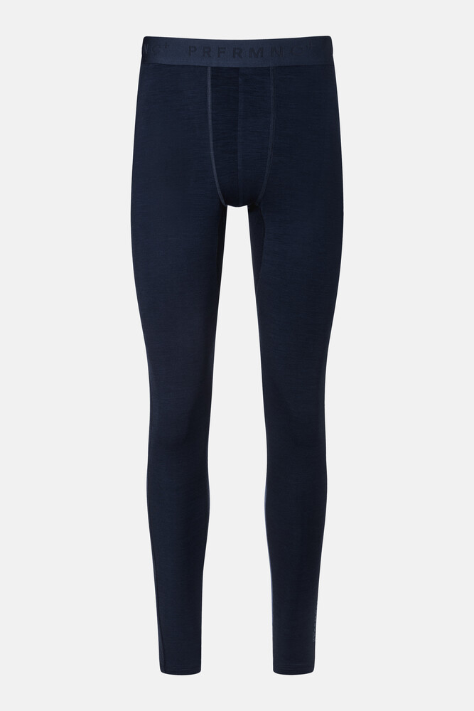Mey heren long john ¾ Prfrmnc+, thermo korte legging donkerblauw