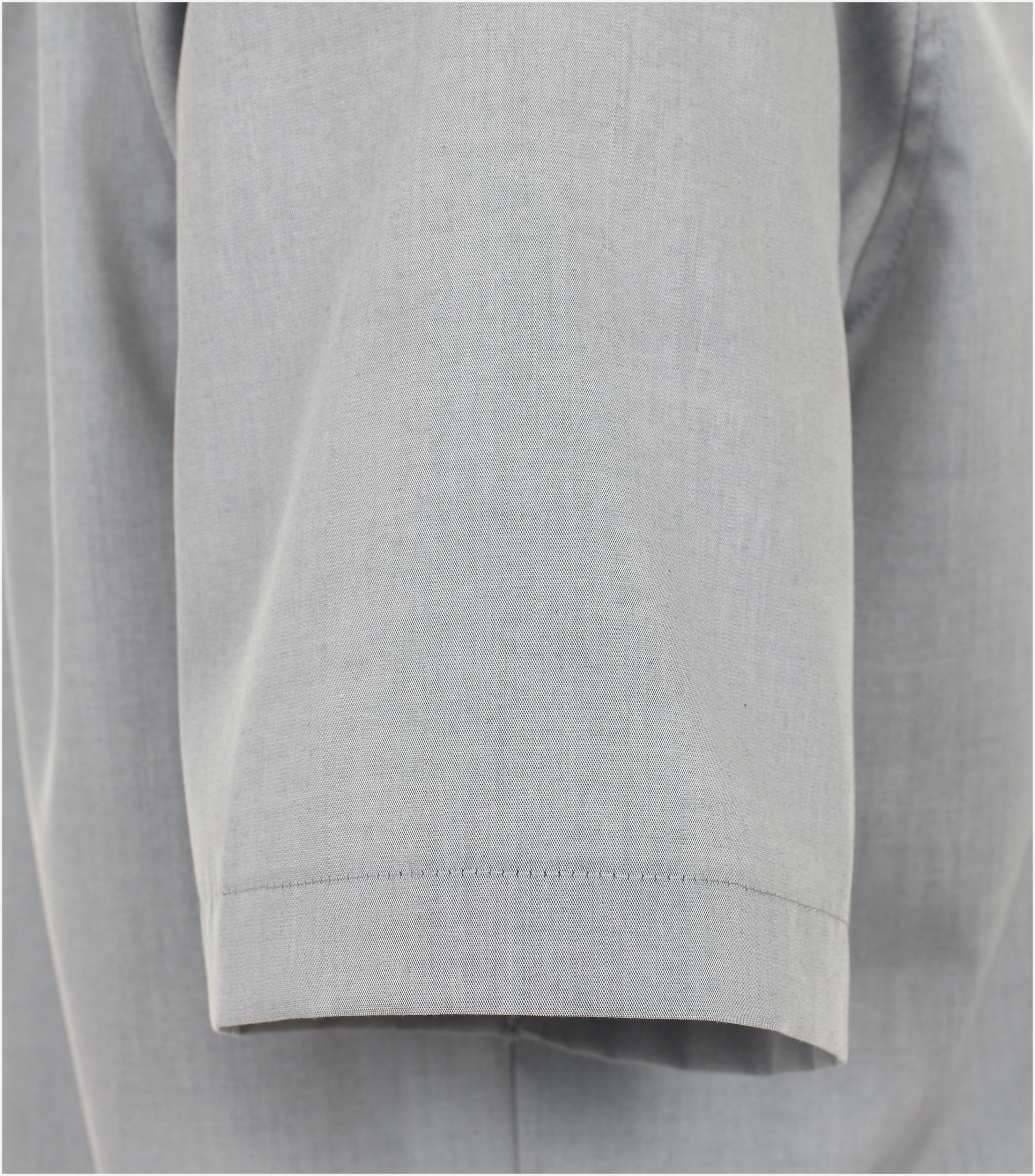 CASA MODA comfort fit overhemd, korte mouw, popeline, grijs
