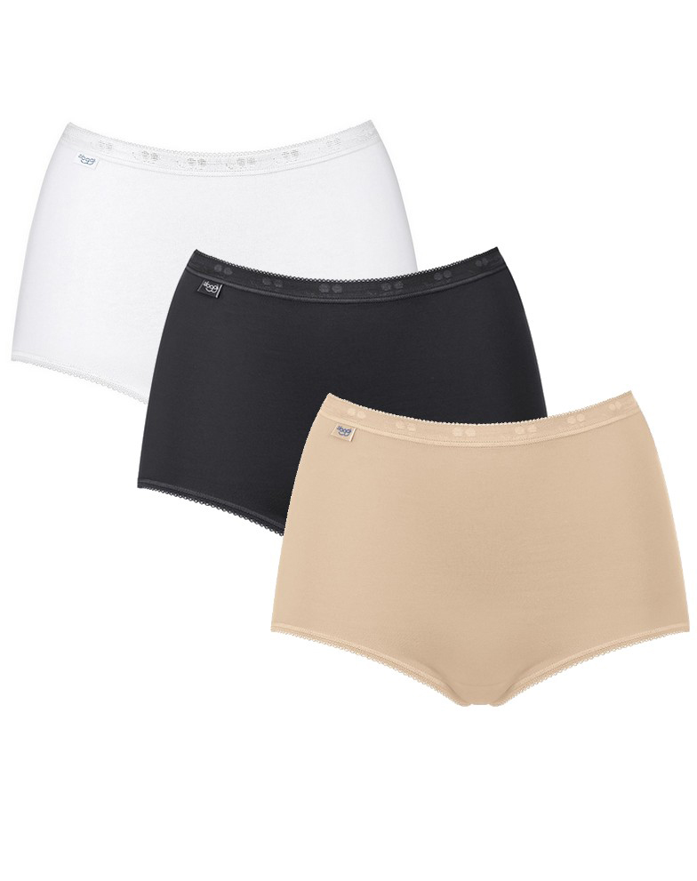 Sloggi Basic Maxi Slip • Zwart • De Bijenkorf