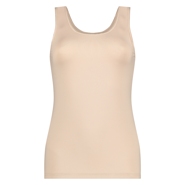 RJ Bodywear Pure Color dames shirt  (1-pack), lichtbruin