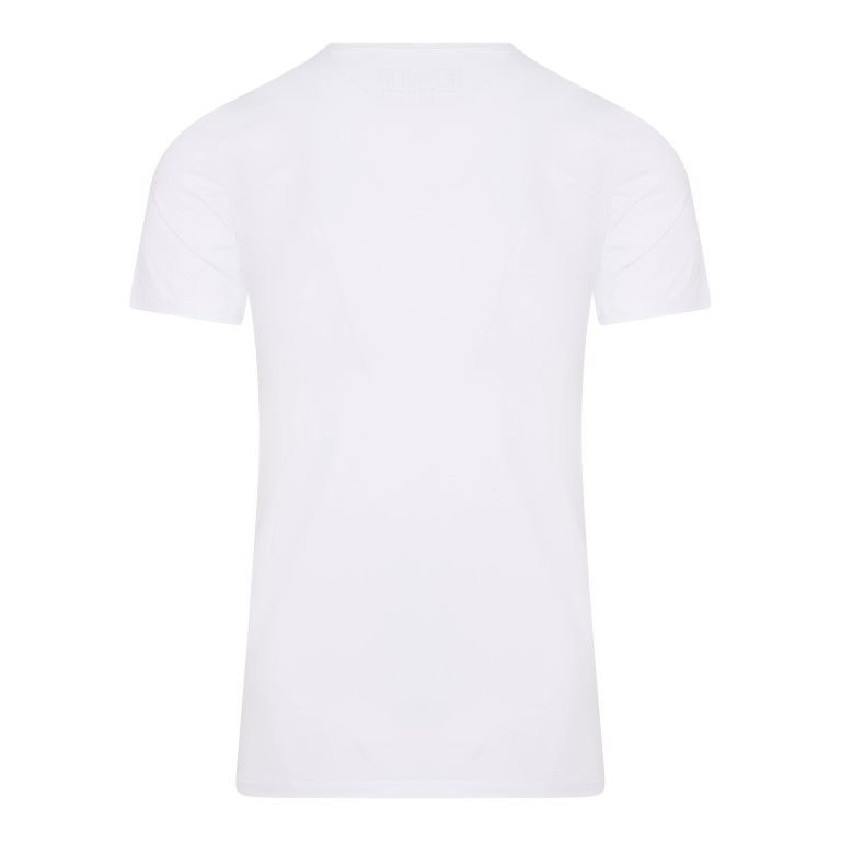 RJ Bodywear Pure Color T-shirt (1-pack), heren T-shirt met V-hals, wit