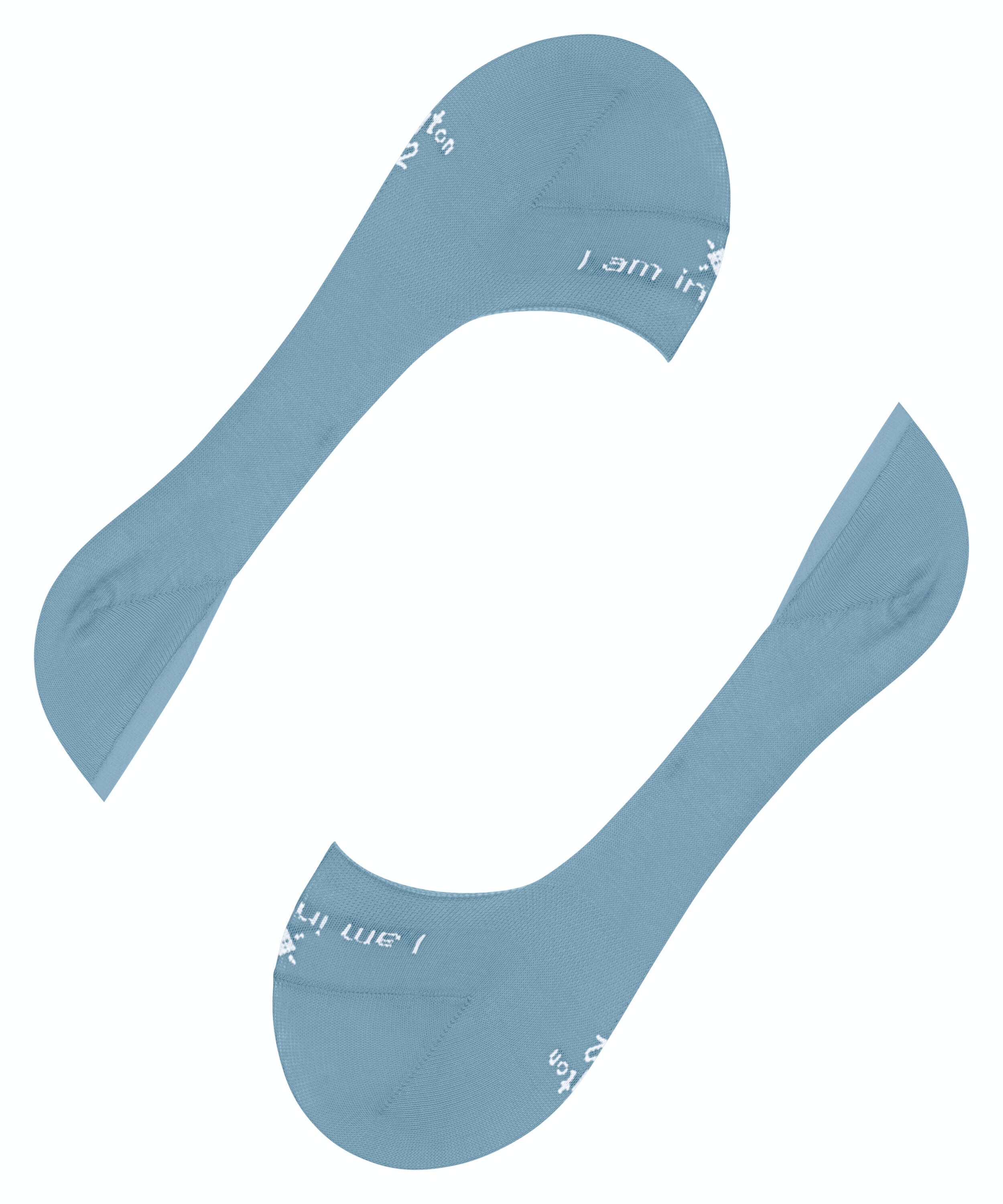 Burlington Carrington heren invisible sokken, blauw (sky blue)