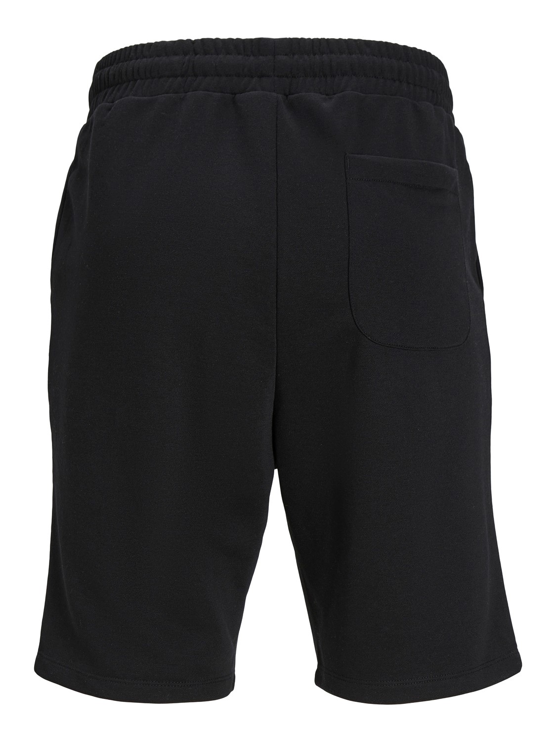 JACK & JONES Bradley Sweat Shorts loose fit, heren joggingbroek kort, zwart