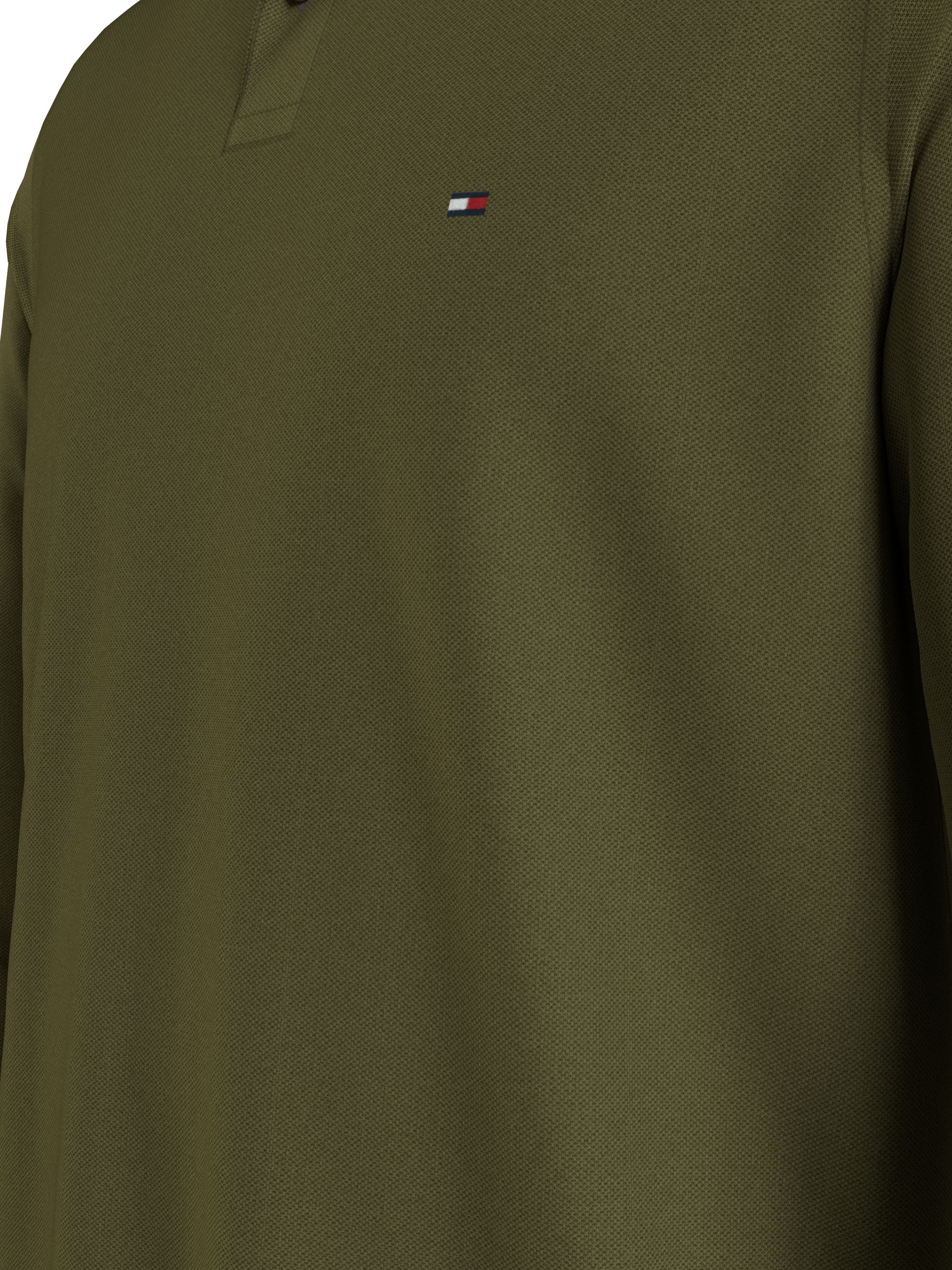 Tommy Hilfiger regular fit heren polo lange mouw, 1985 Regular Ls Polo, groen