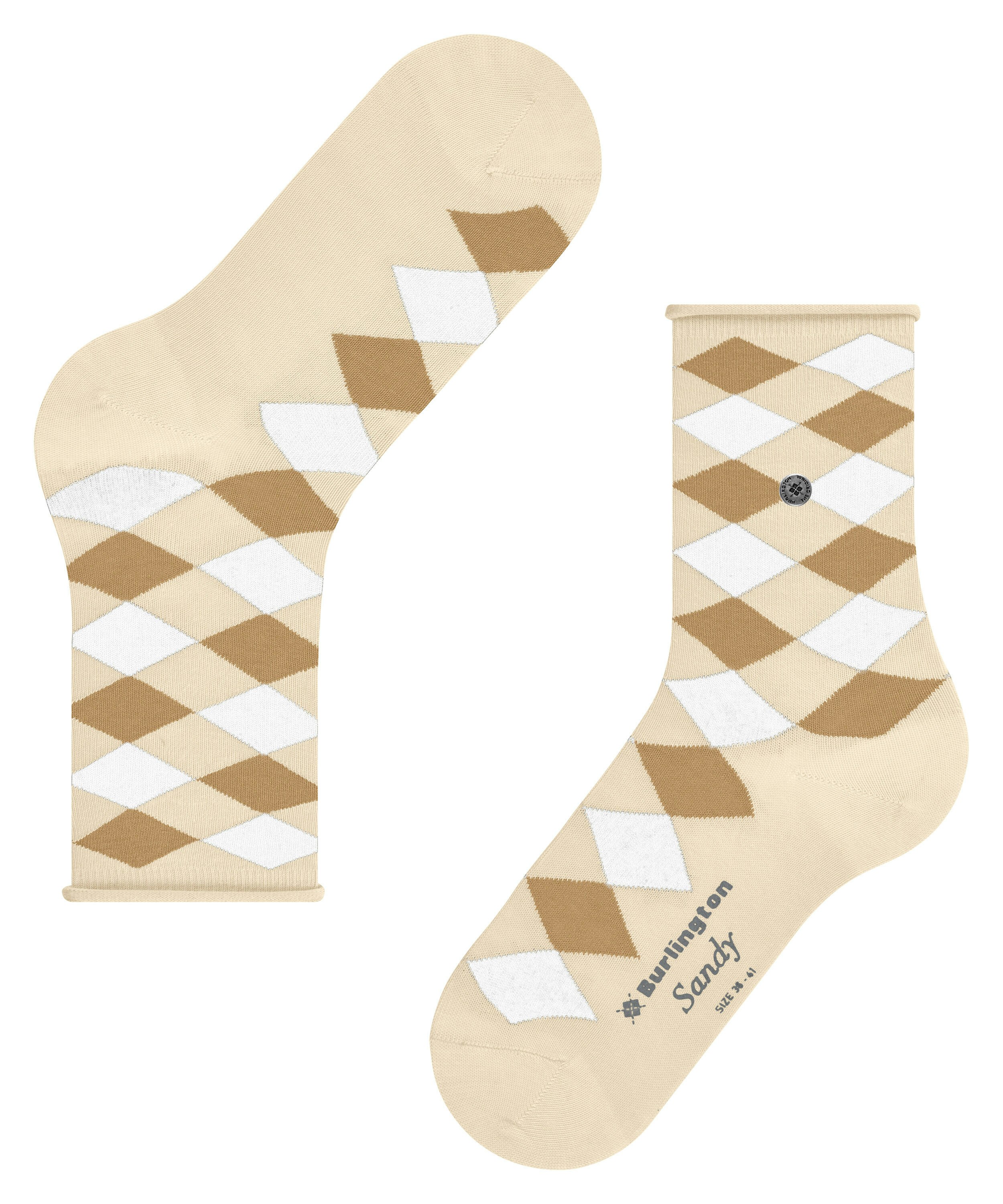 Burlington Sandy damessokken, beige (cream)