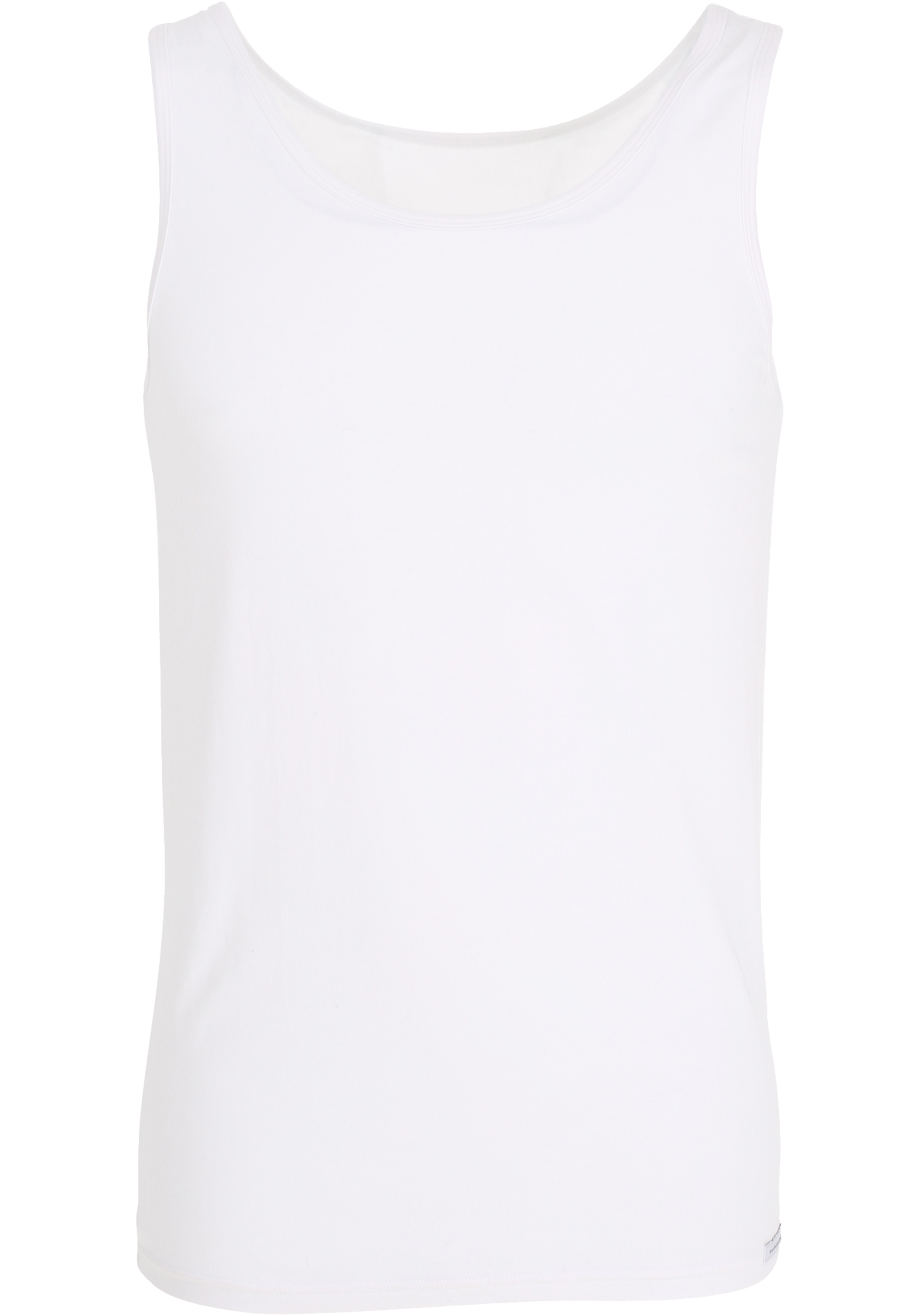 BALDESSARINI heren singlet O-hals (2-pack), wit