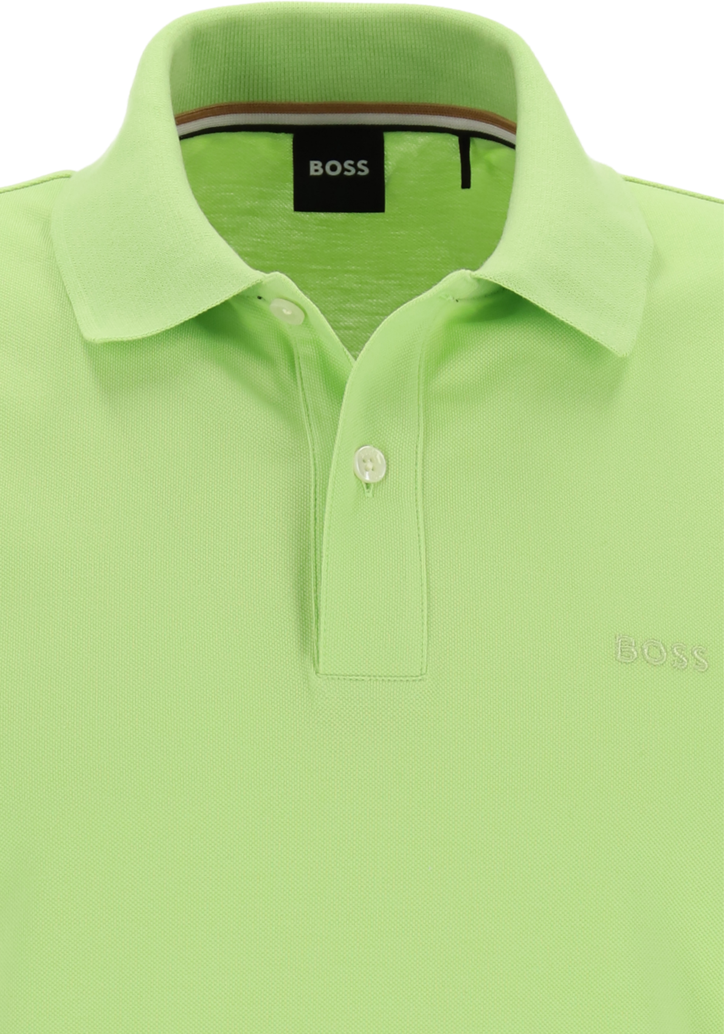 BOSS Pallas regular fit polo, pique, groen