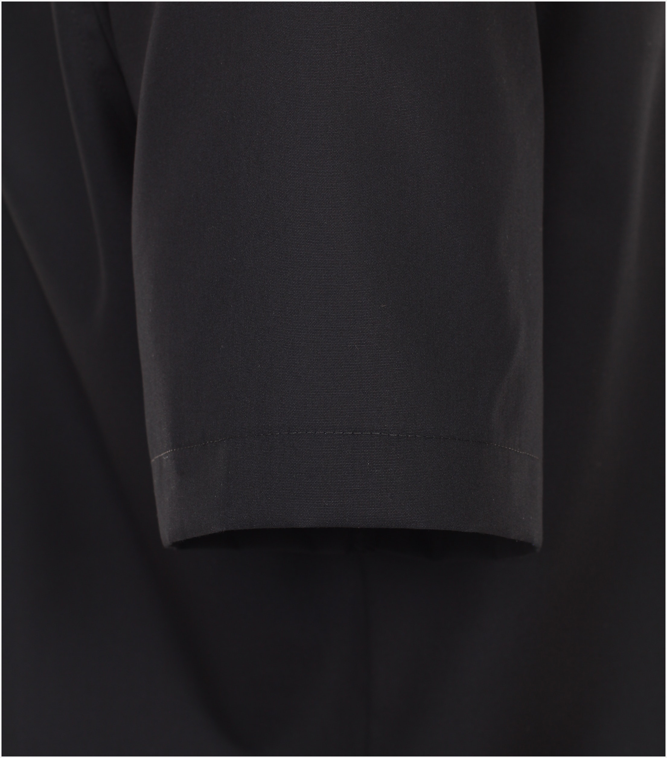 CASA MODA comfort fit overhemd, korte mouw, popeline, zwart