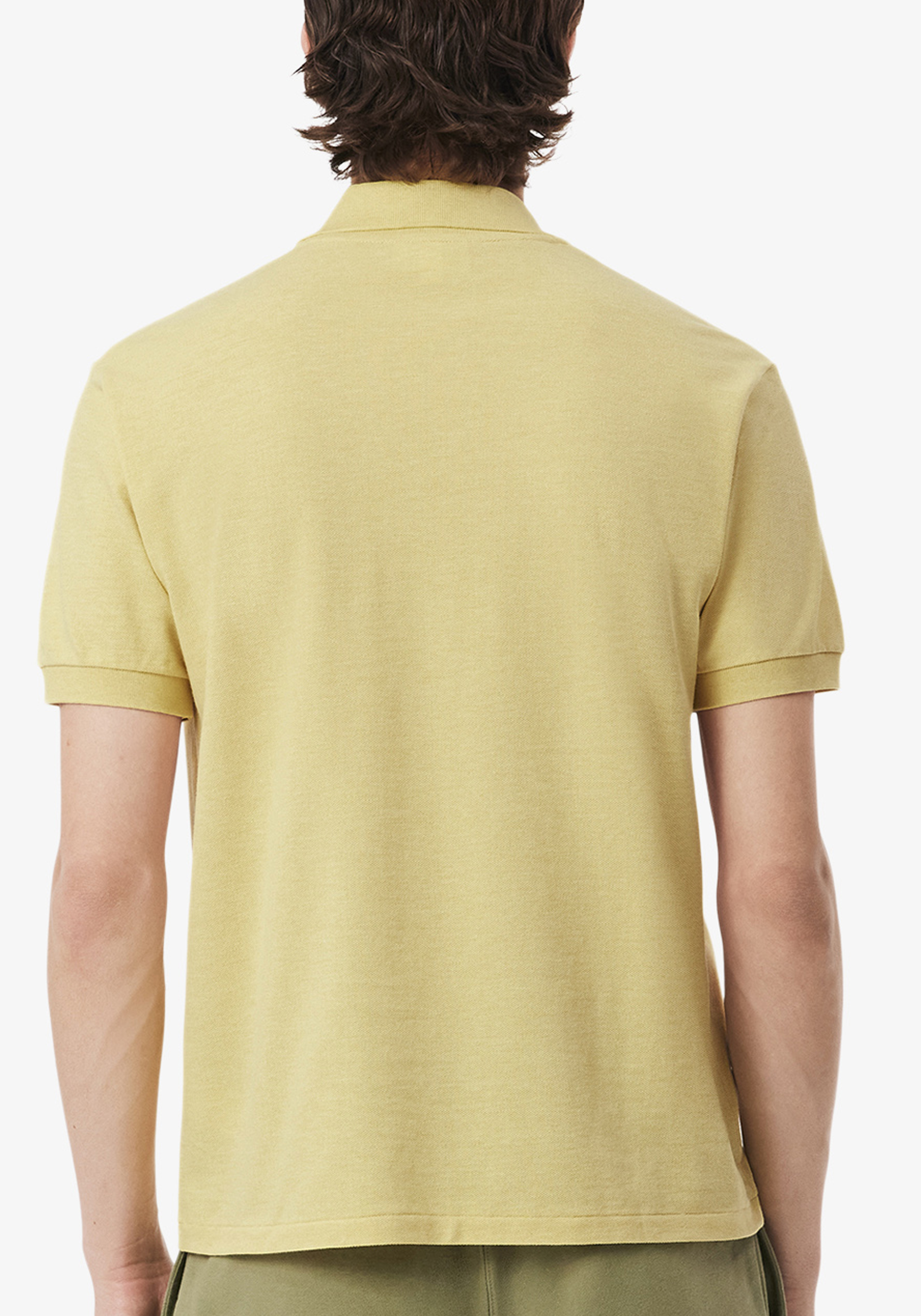 Lacoste Classic Fit polo, geel melange