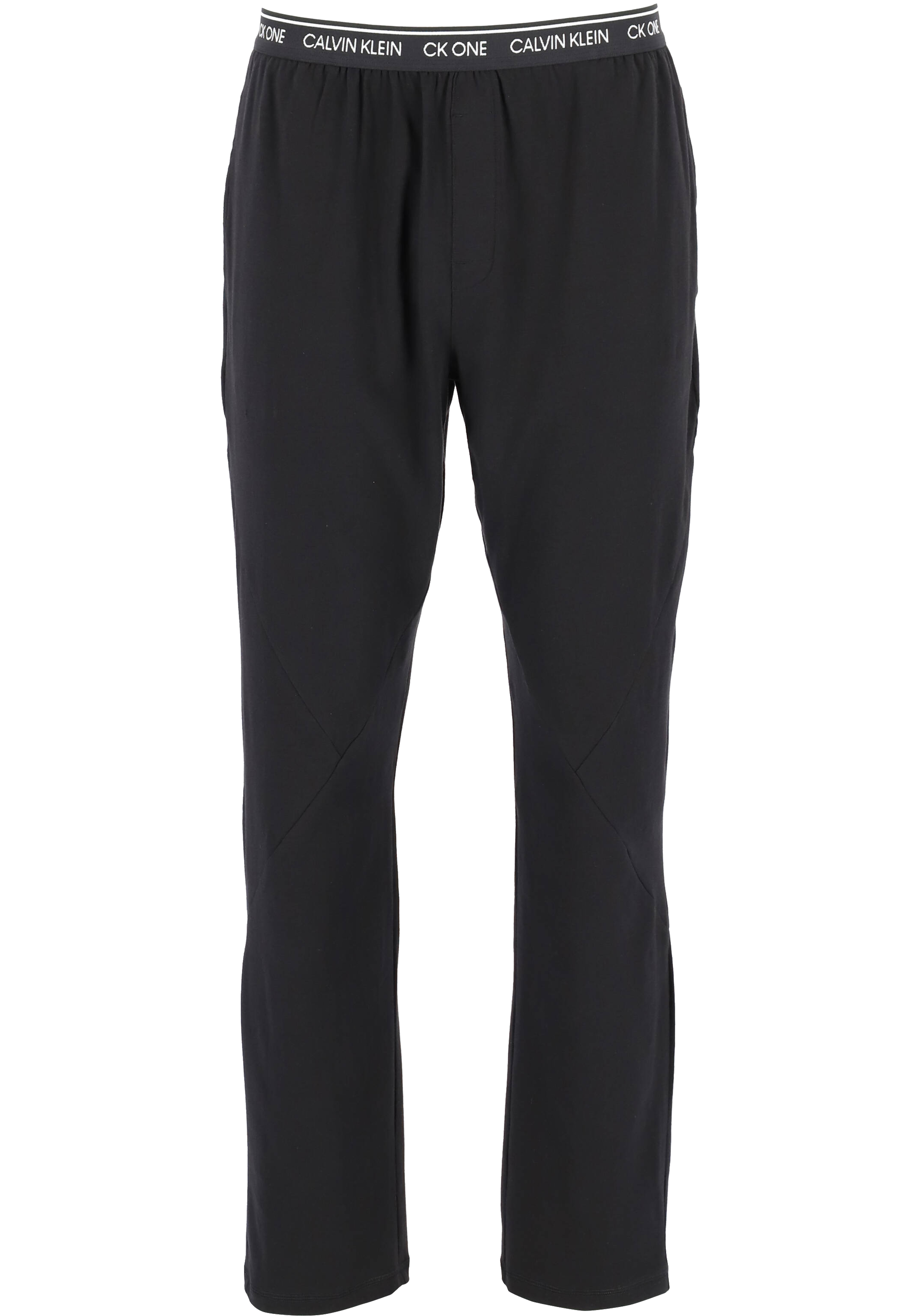 Calvin Klein CK ONE lounge sleep pants, heren lounge joggingbroek lang, dun, zwart