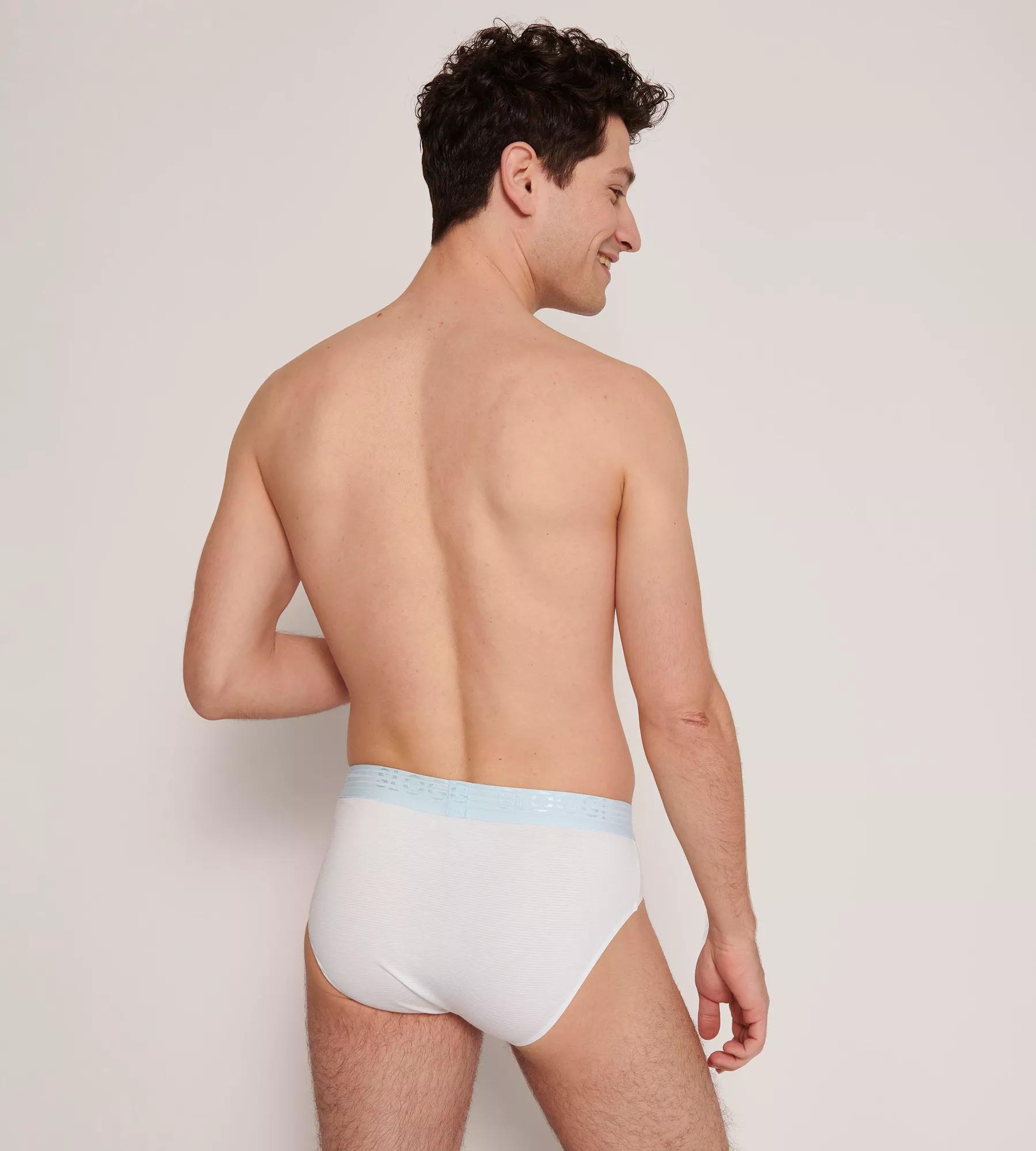Sloggi Men EVER Cool Brief, heren slip met smalle zijkanten (2-pack), wit