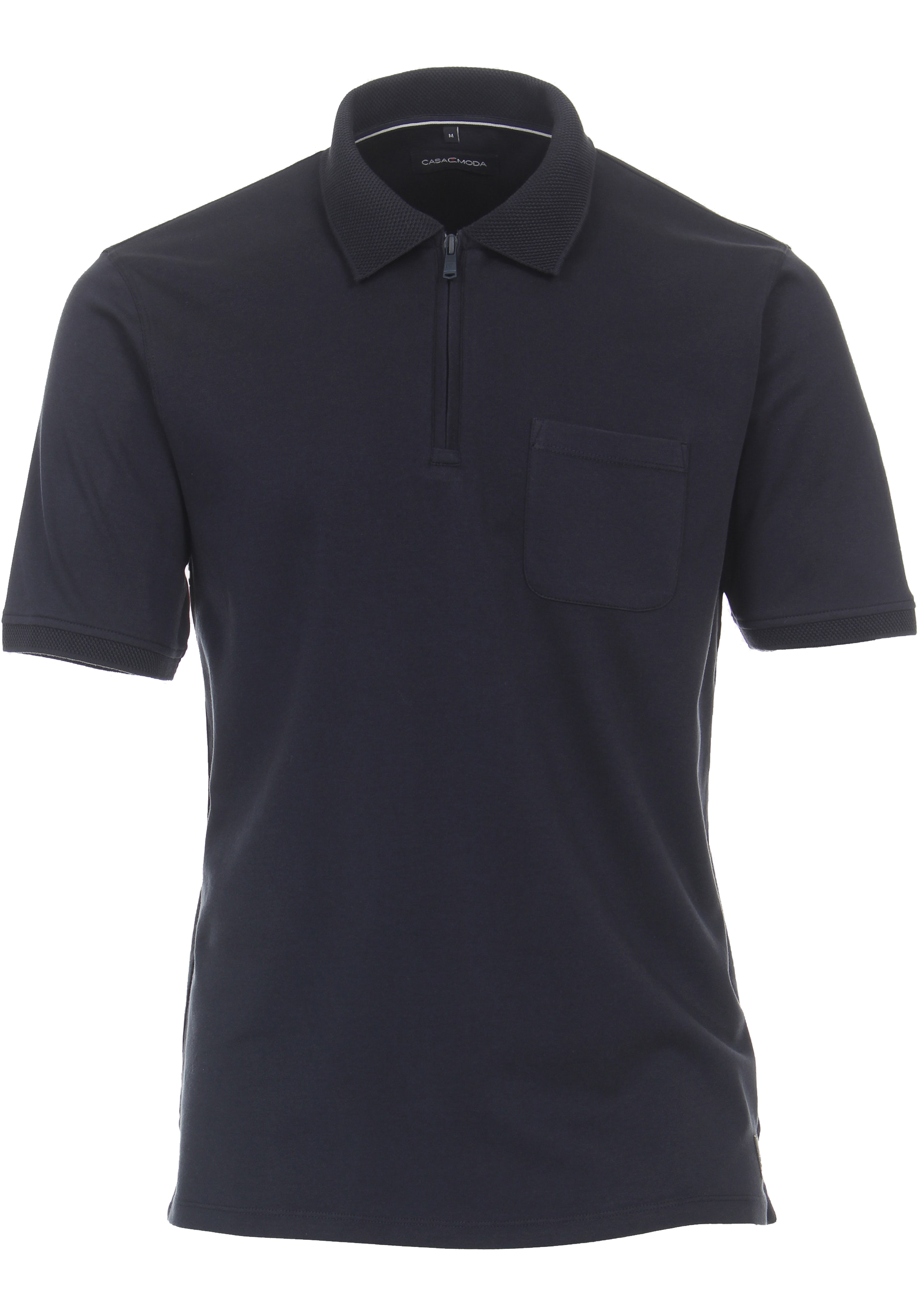 CASA MODA comfort fit heren polo, blauw