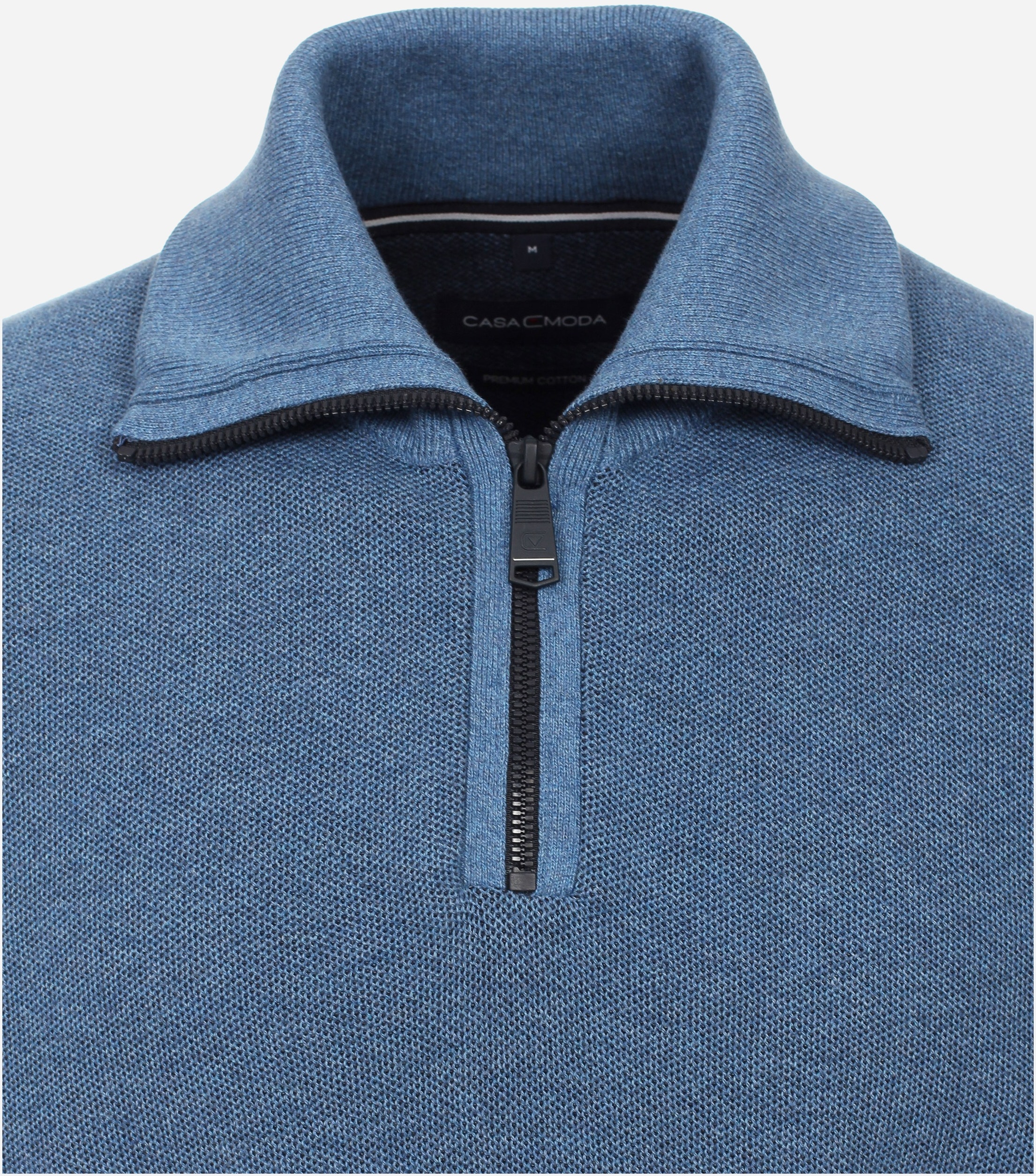 CASA MODA comfort fit schipperstrui, middenblauw melange
