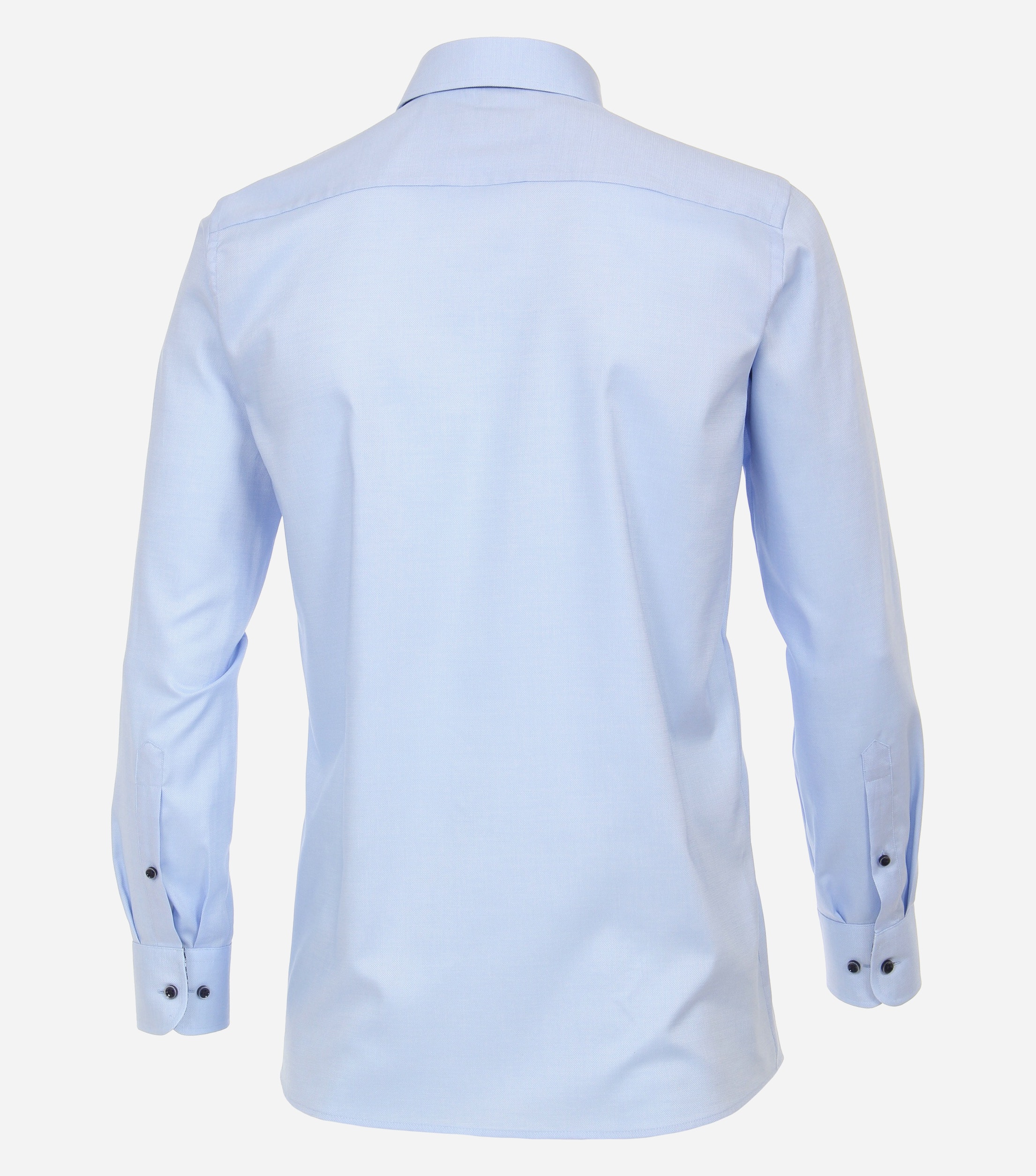 CASA MODA modern fit overhemd, structuur, blauw