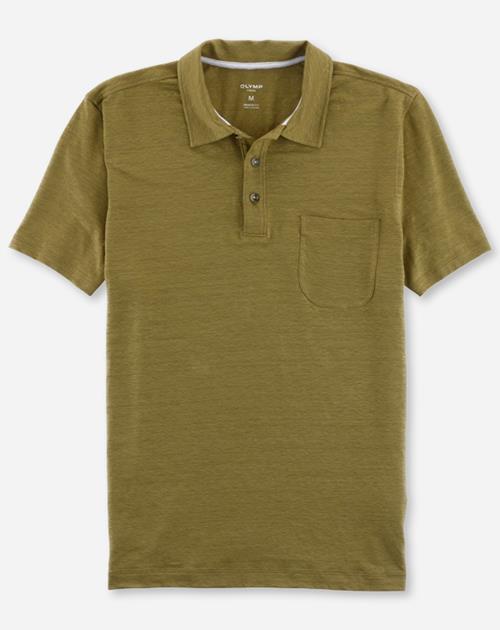 OLYMP Casual modern fit polo, nougat