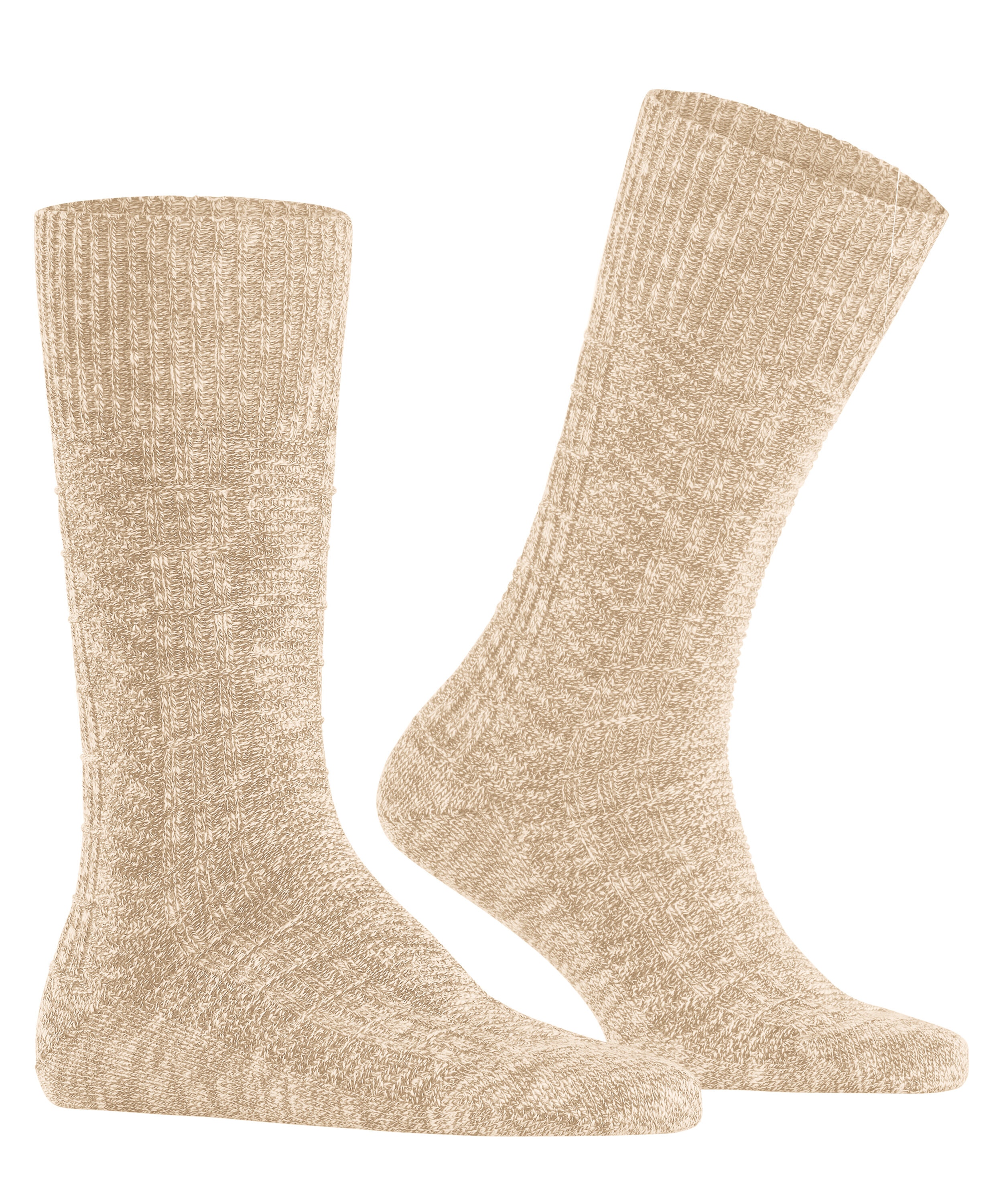 FALKE Carved Pile herensokken, beige (dune)