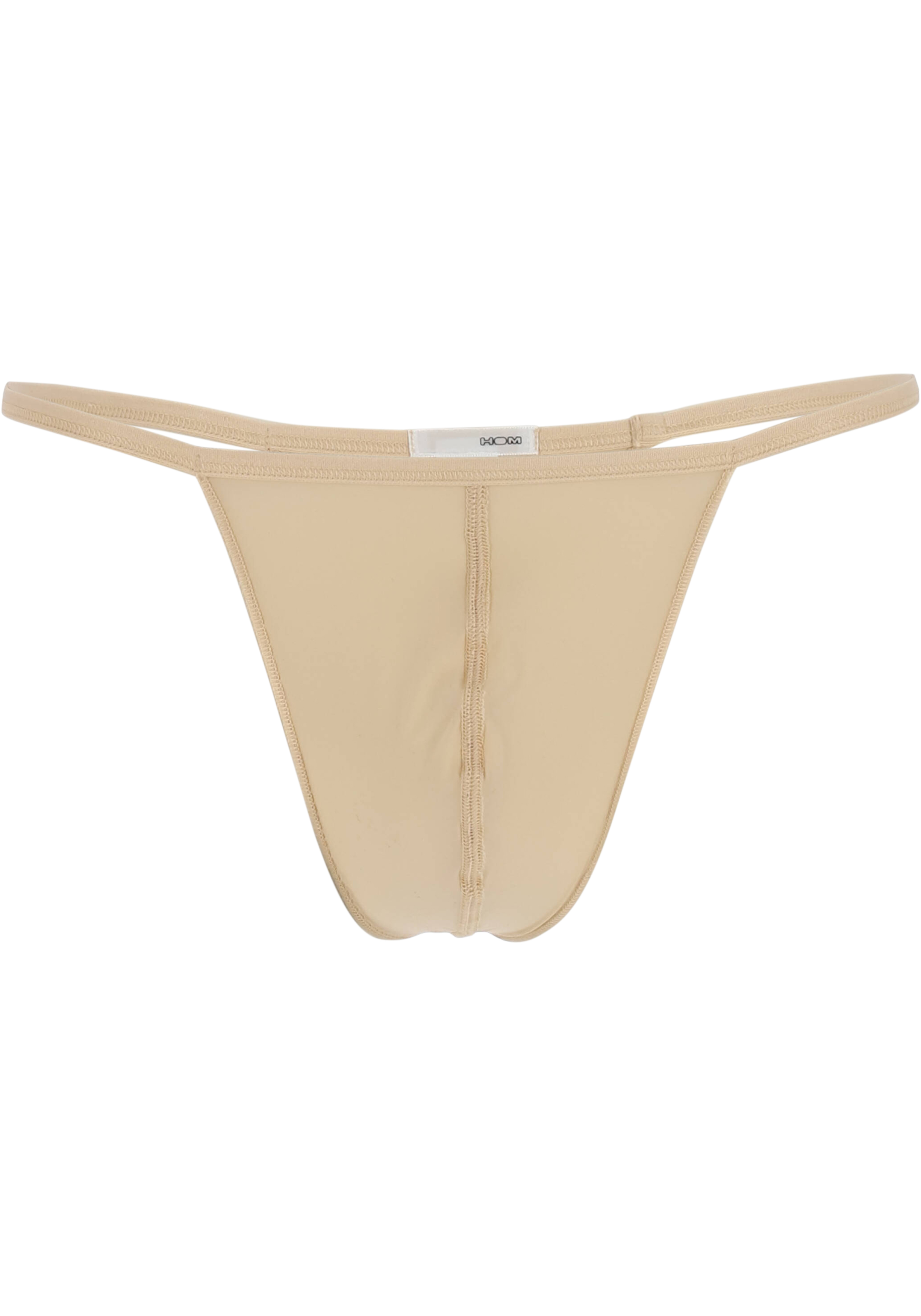 HOM Plume g-string (1-pack), heren string, beige