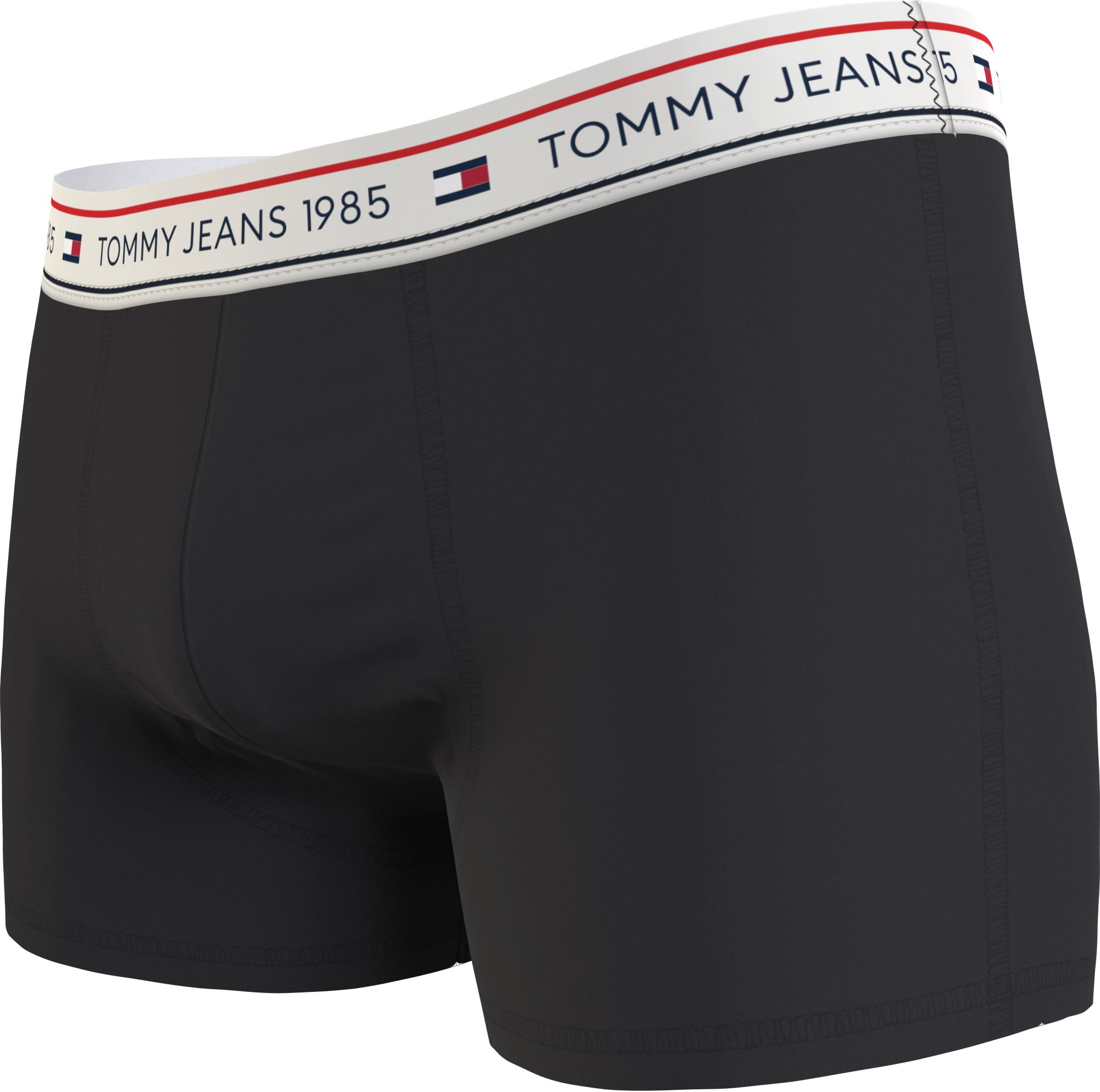 Tommy Hilfiger trunk (3-pack), heren boxers normale lengte, zwart, grijs, lichtblauw