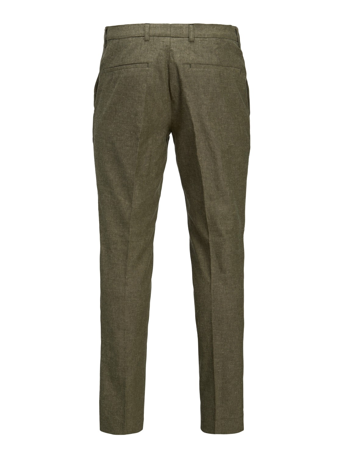 JACK & JONES Riviera Linen Trouser Fit slim fit, heren pantalon, groen