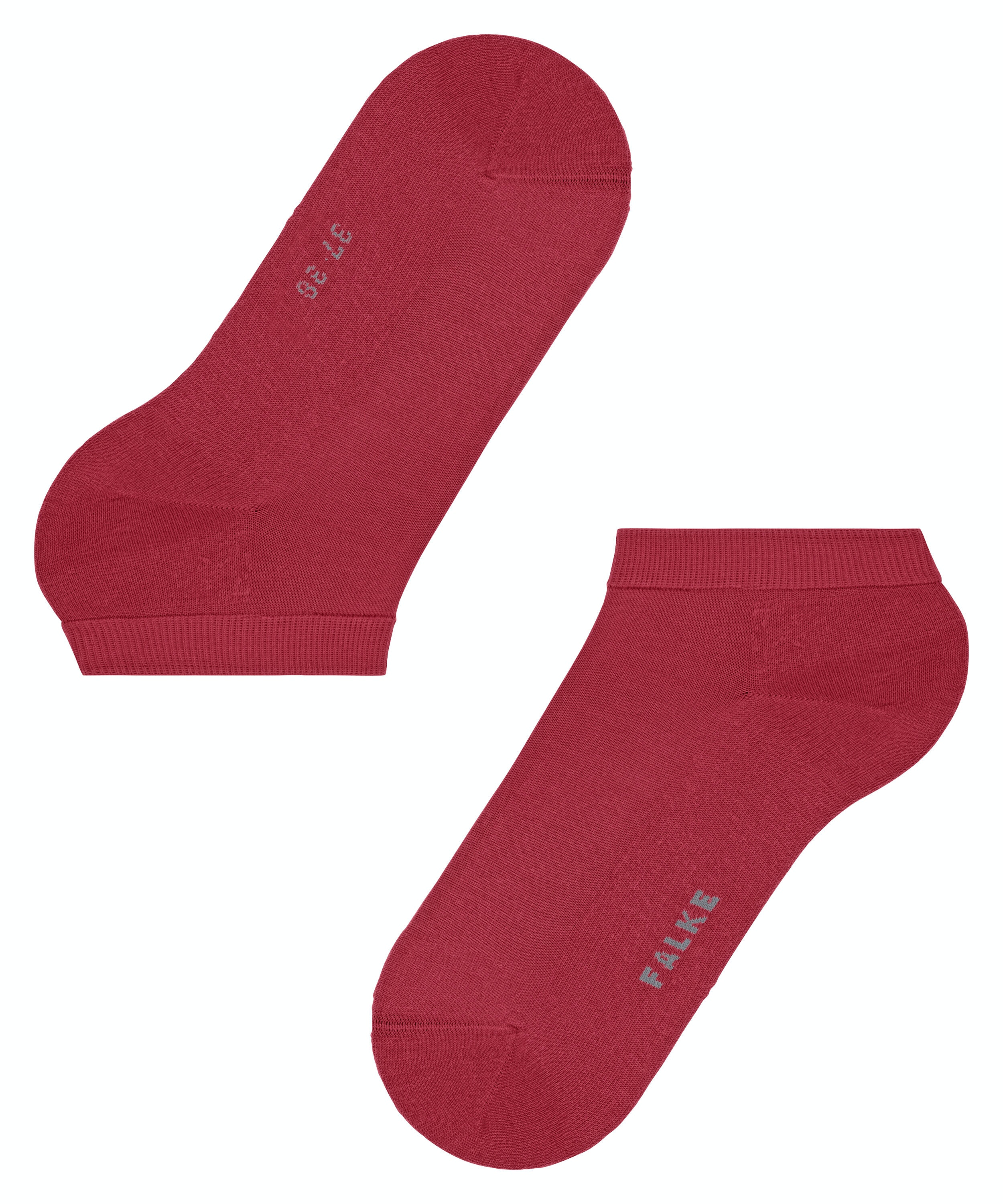 FALKE ClimaWool dames sneakersokken, rood (scarlet)