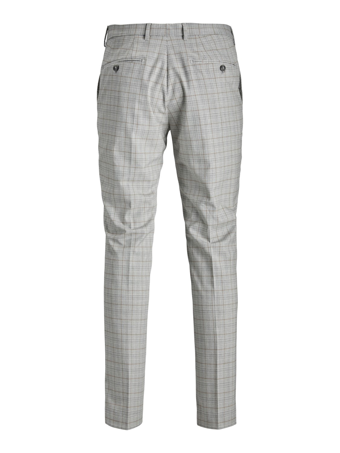 JACK & JONES Solaris Check Trouser loose fit, heren pantalon, grijs