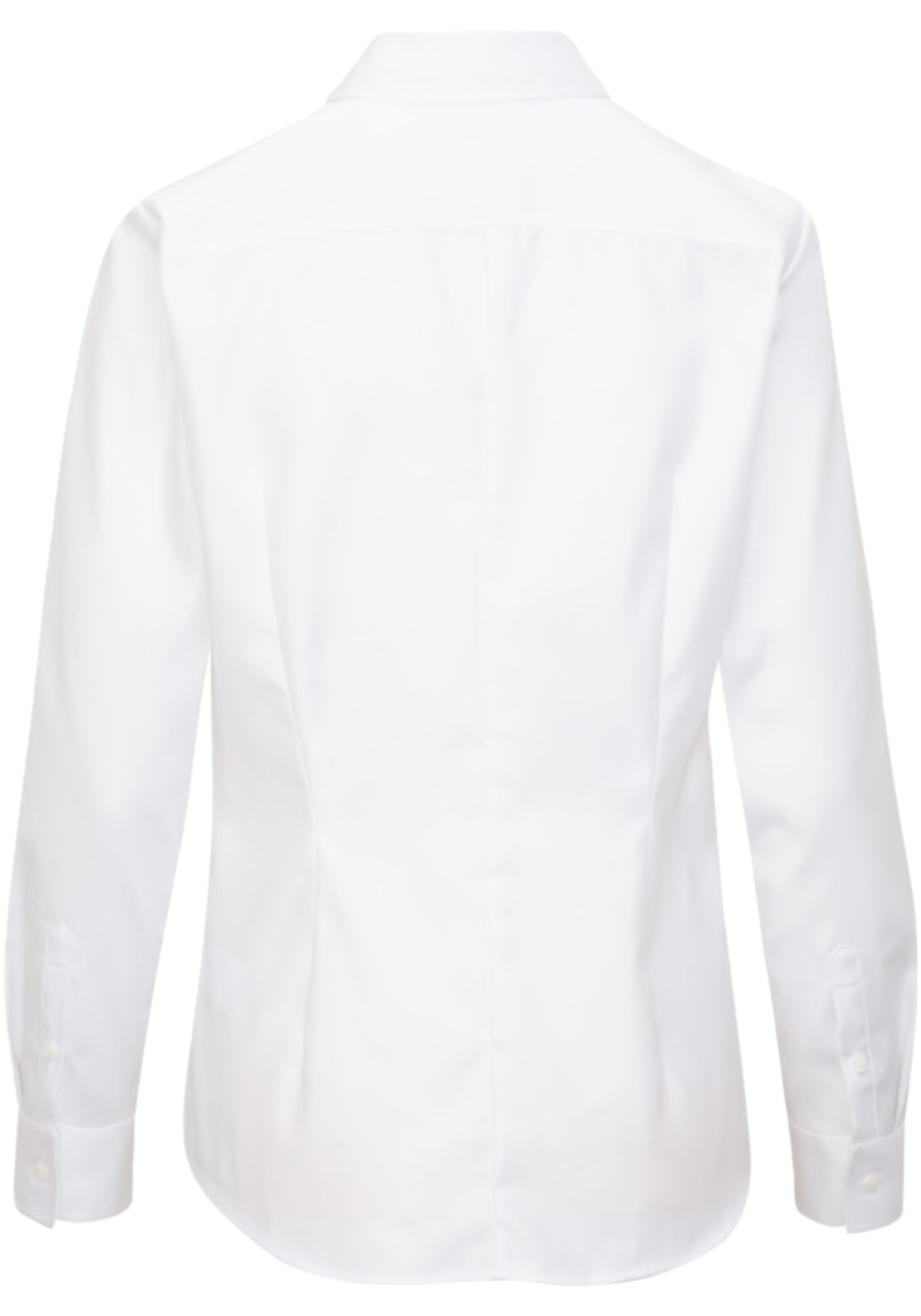 Seidensticker dames blouse slim fit, twill, wit