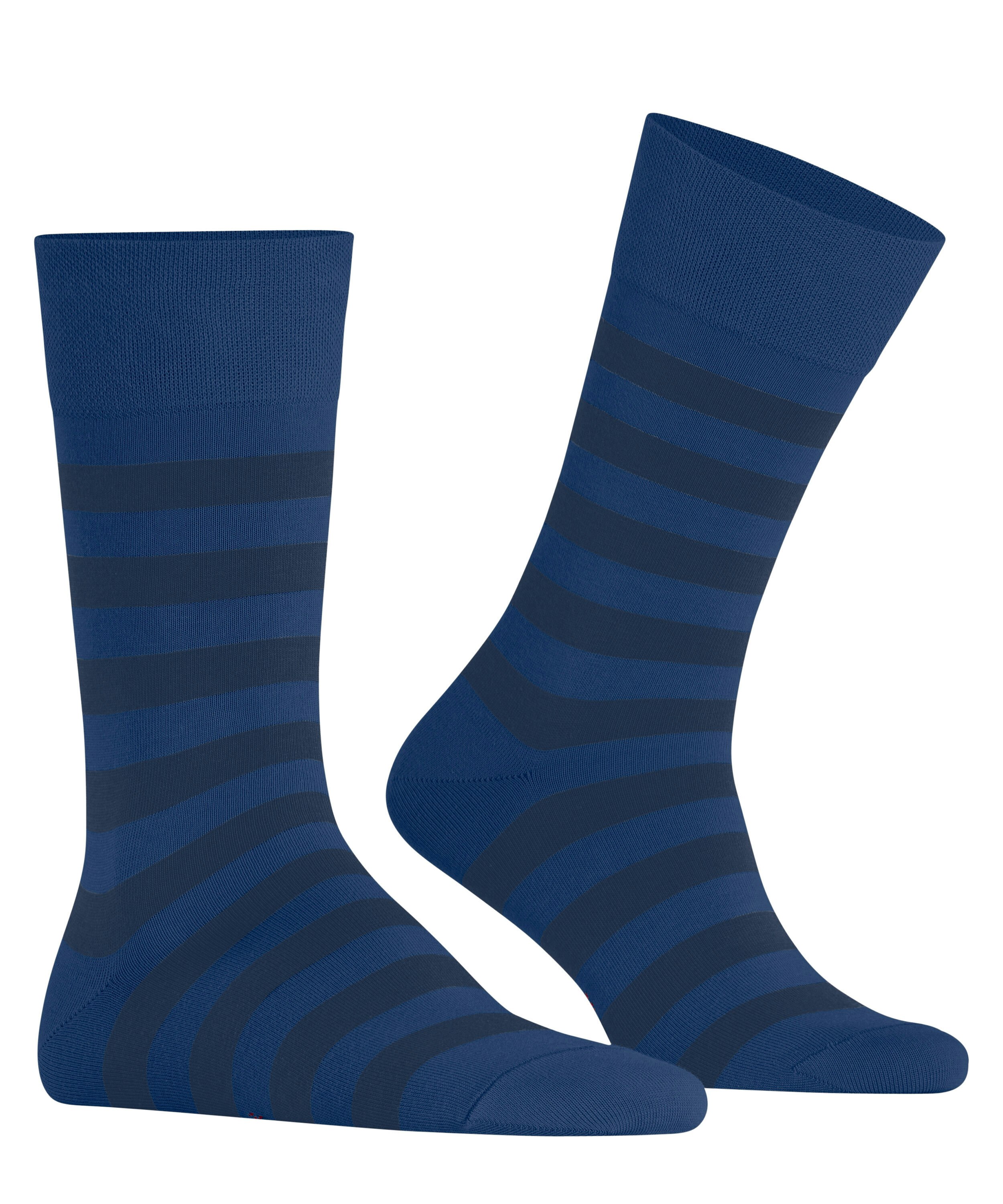 FALKE Sensitive Mapped Line herensokken, saffierblauw (sapphire)