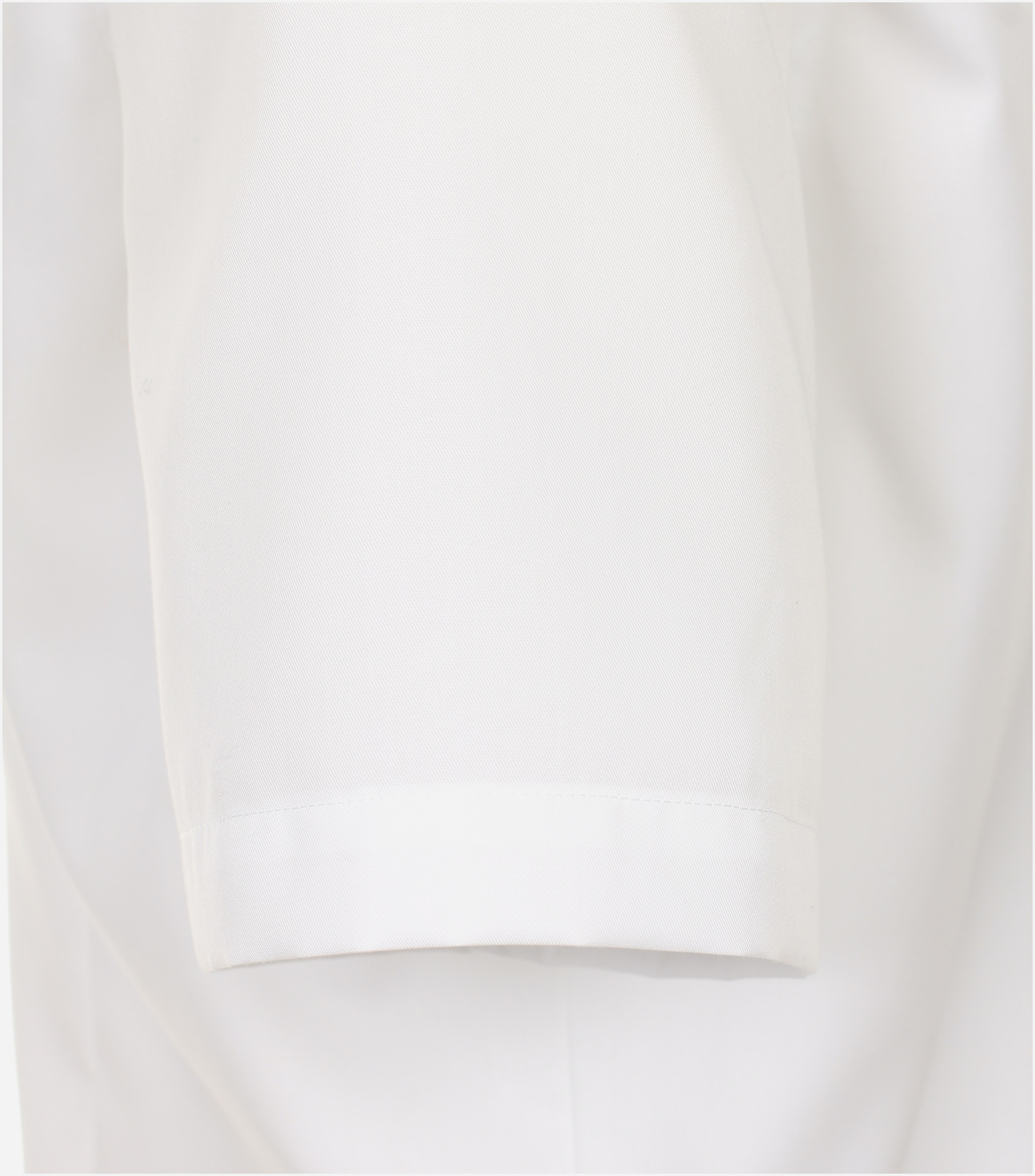 VENTI modern fit overhemd, korte mouw, twill, wit