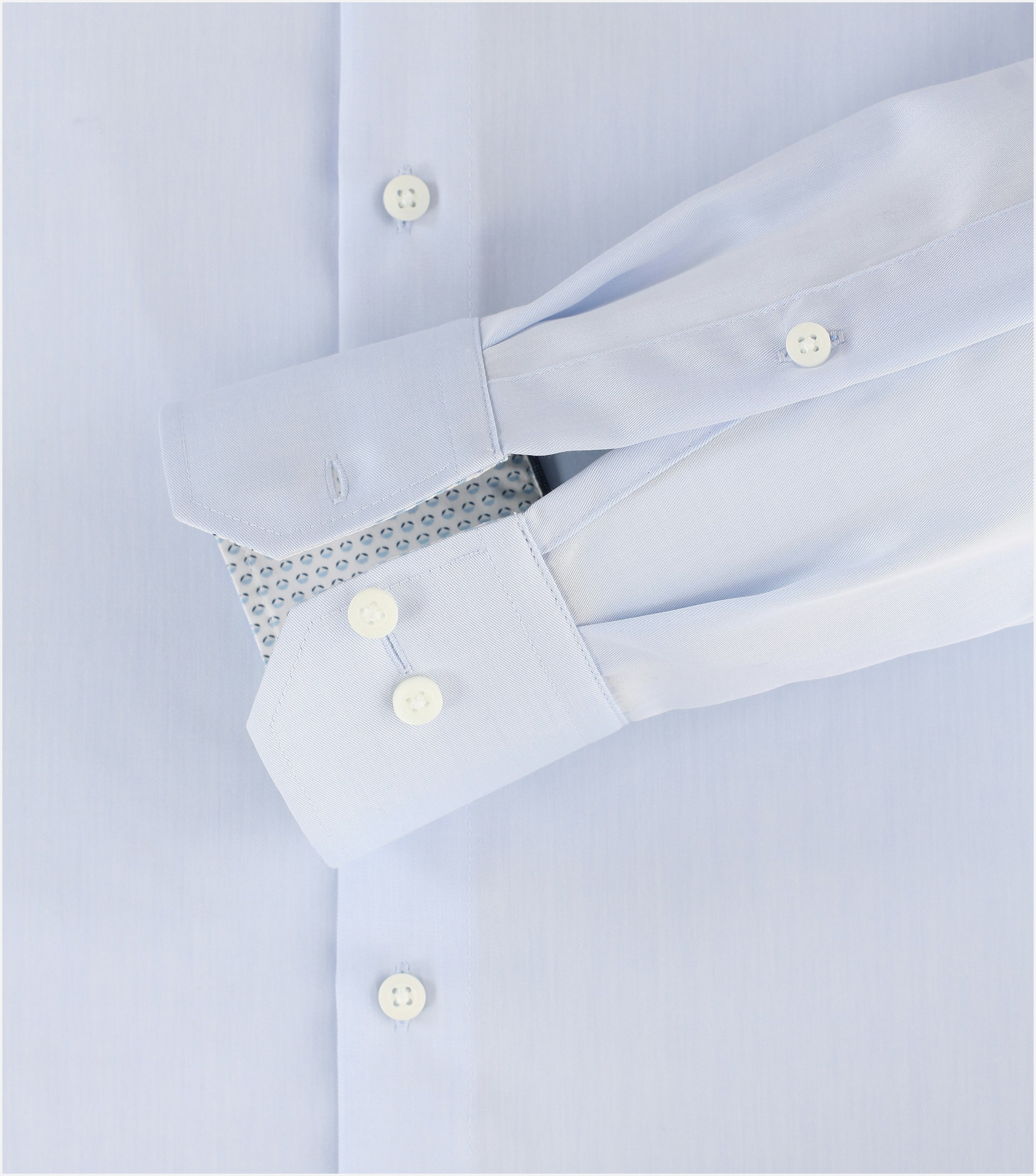 Redmond modern fit overhemd, popeline, lichtblauw