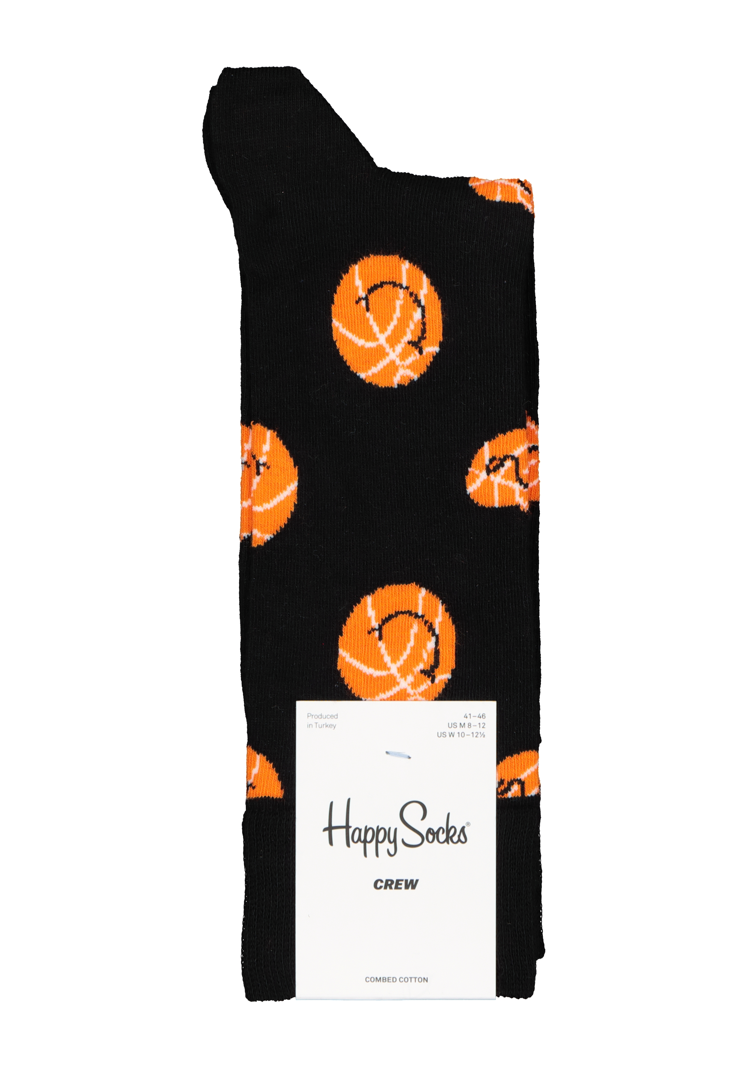 Happy Socks Balls Sock, unisex sokken, zwart met ballen